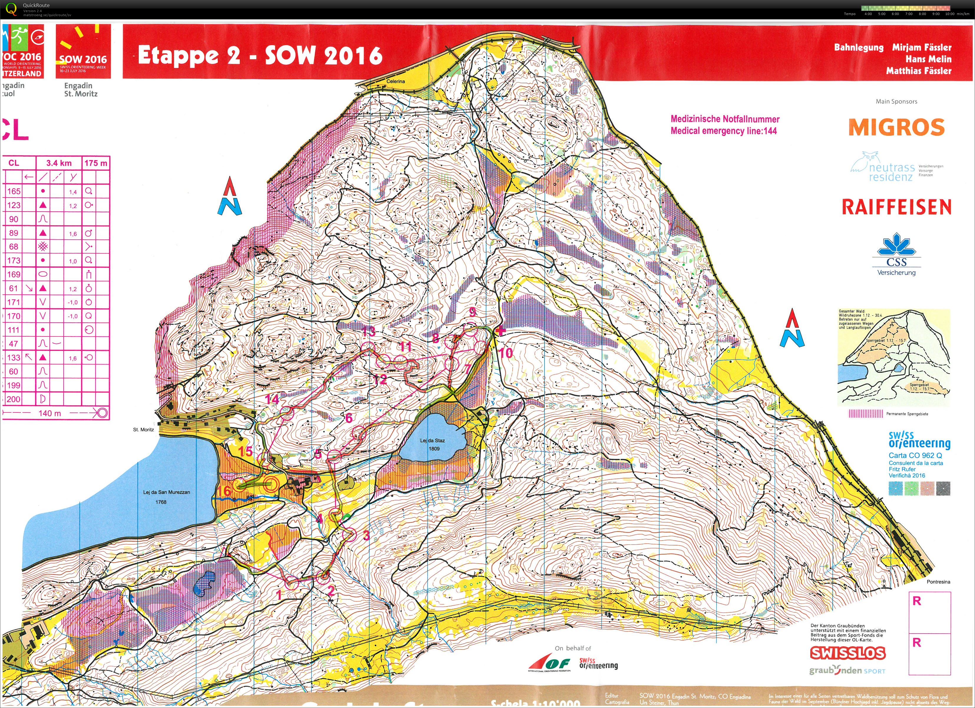 Swiss Orienteering Week 2. etape (18/07/2016)