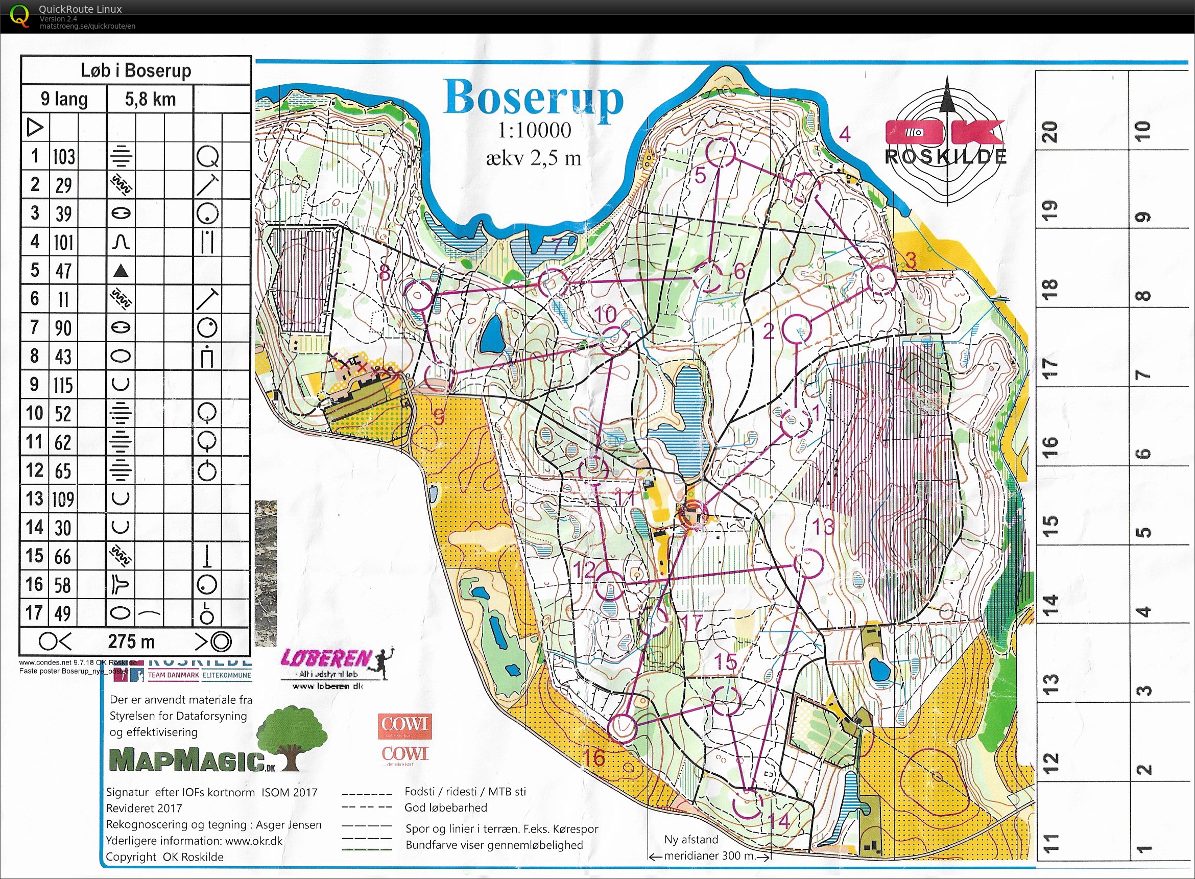 Lørdagsløb i Boserup 2019-11-09 (2019-11-09)