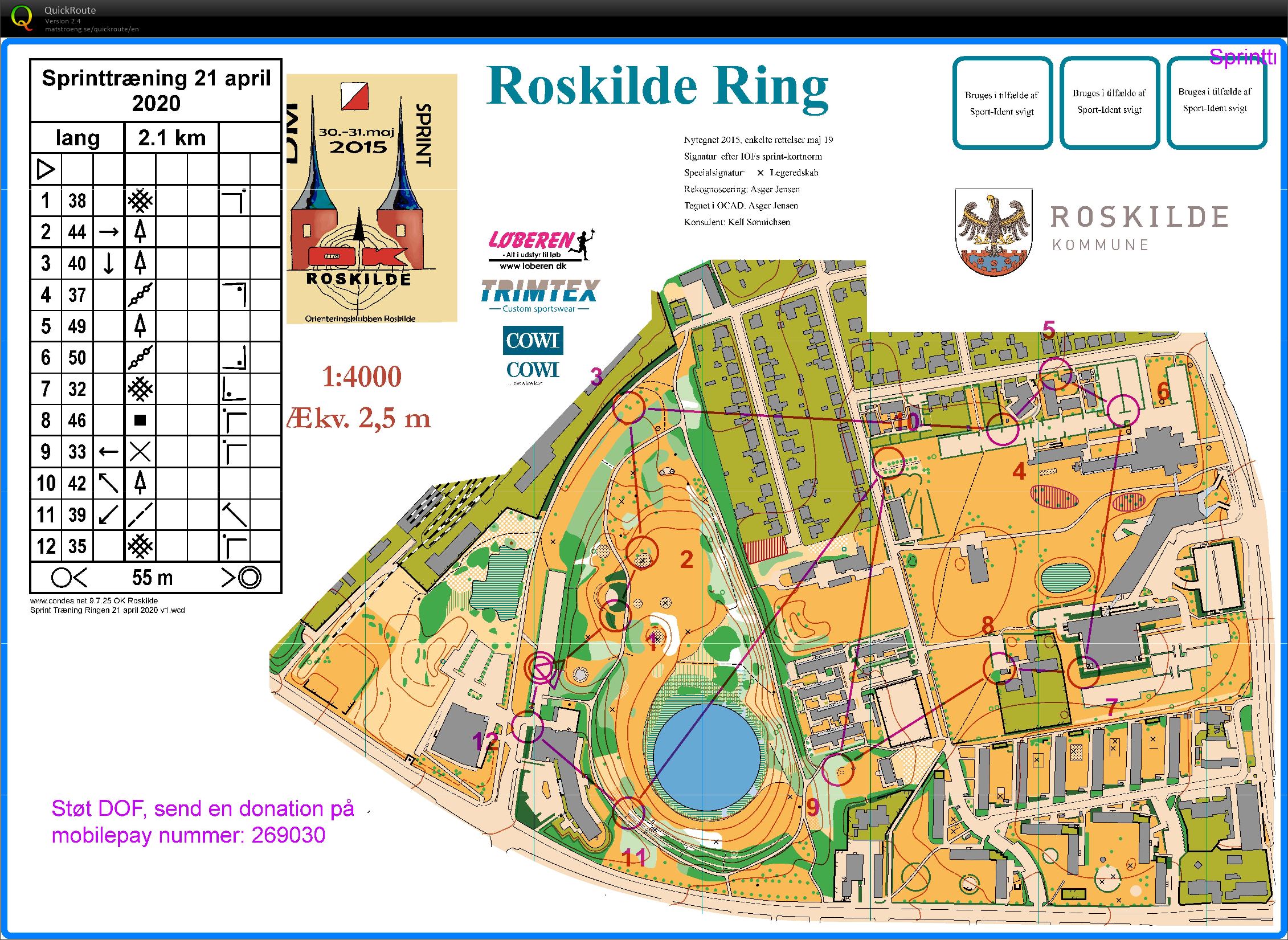 Roskilde Ring sprint - lang (21.04.2020)
