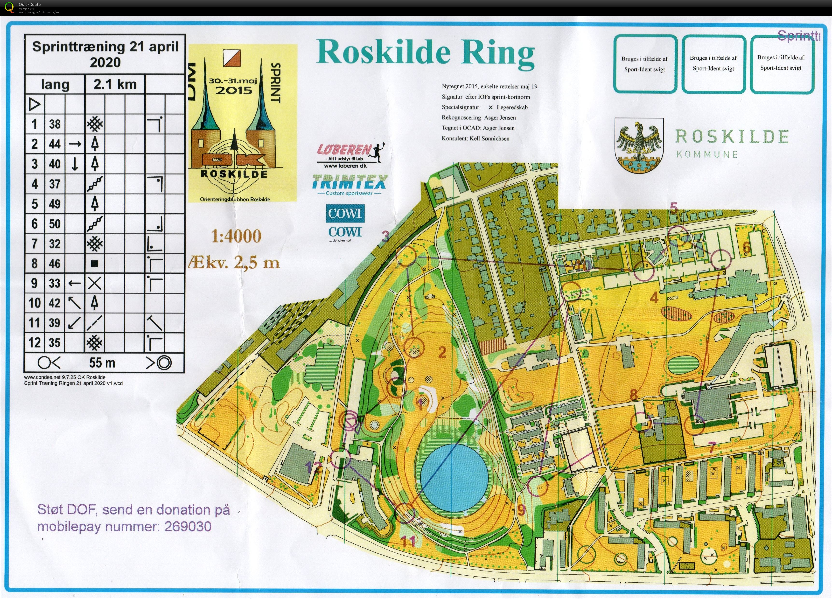 Træn selv Roskilde Ring  Lang (2020-04-23)