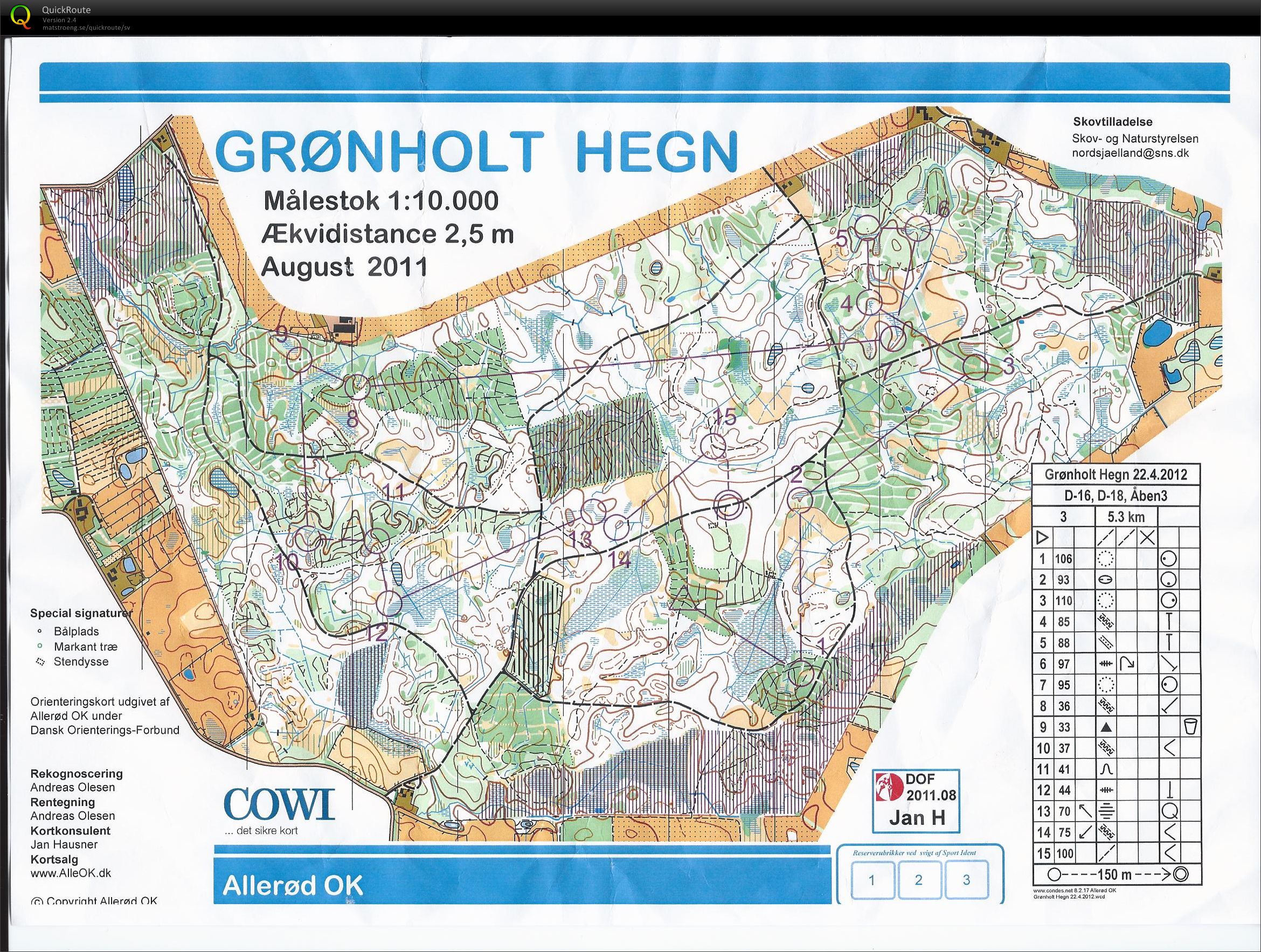 "Grønholt O-challenge" (22/04/2012)