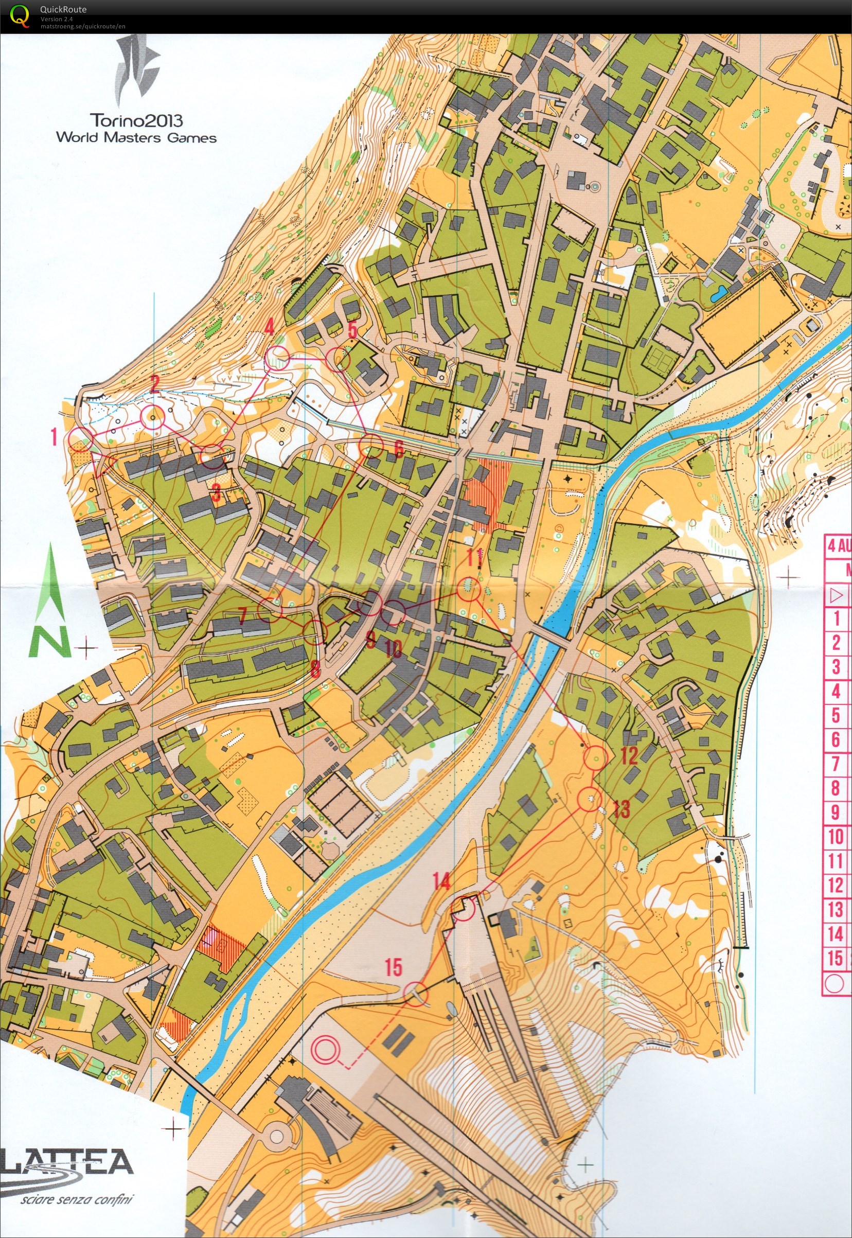 WMOC sprint qual M65-1 (04.08.2013)