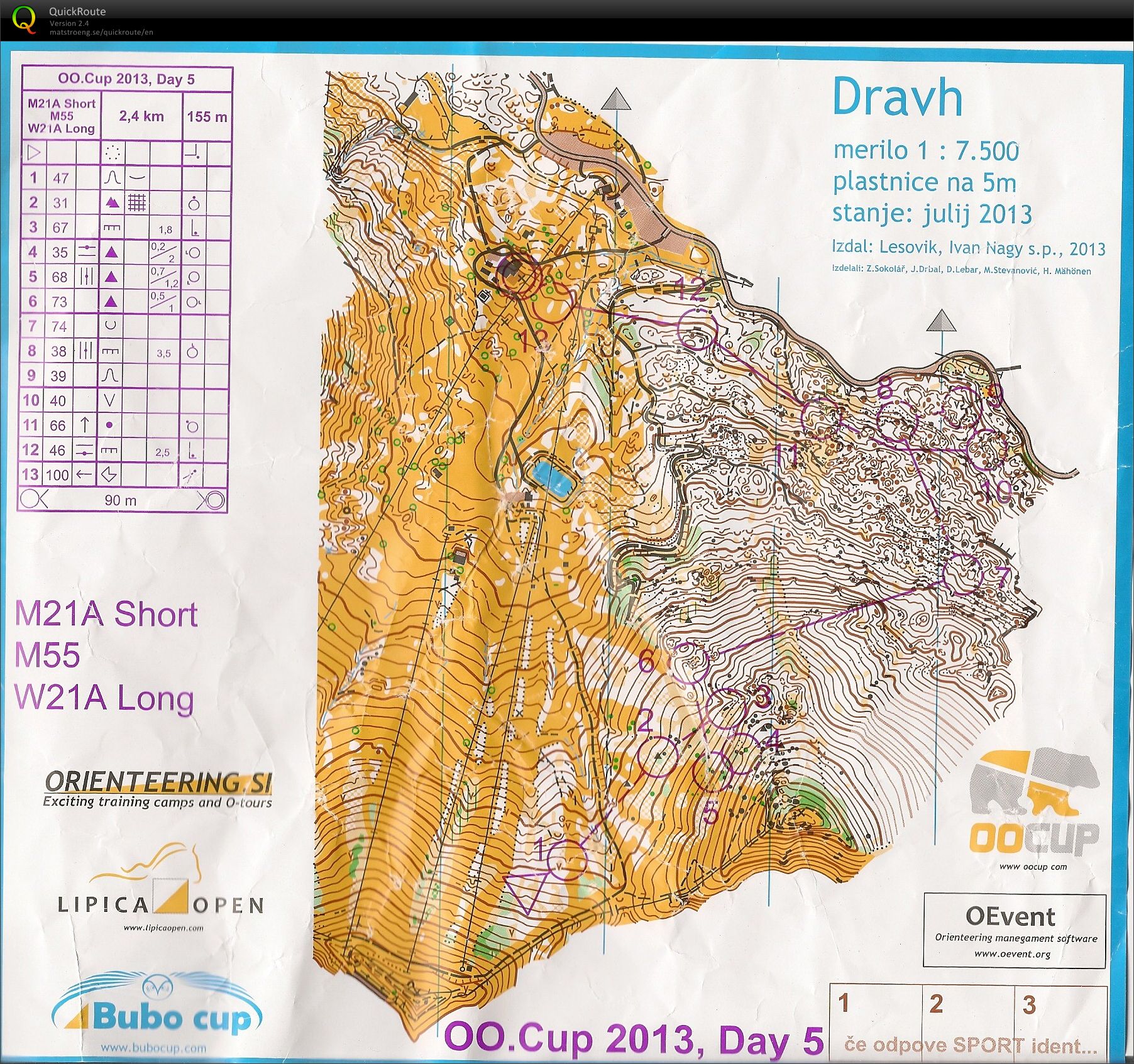 OO Cup 2013 - Etape 5 (30.07.2013)