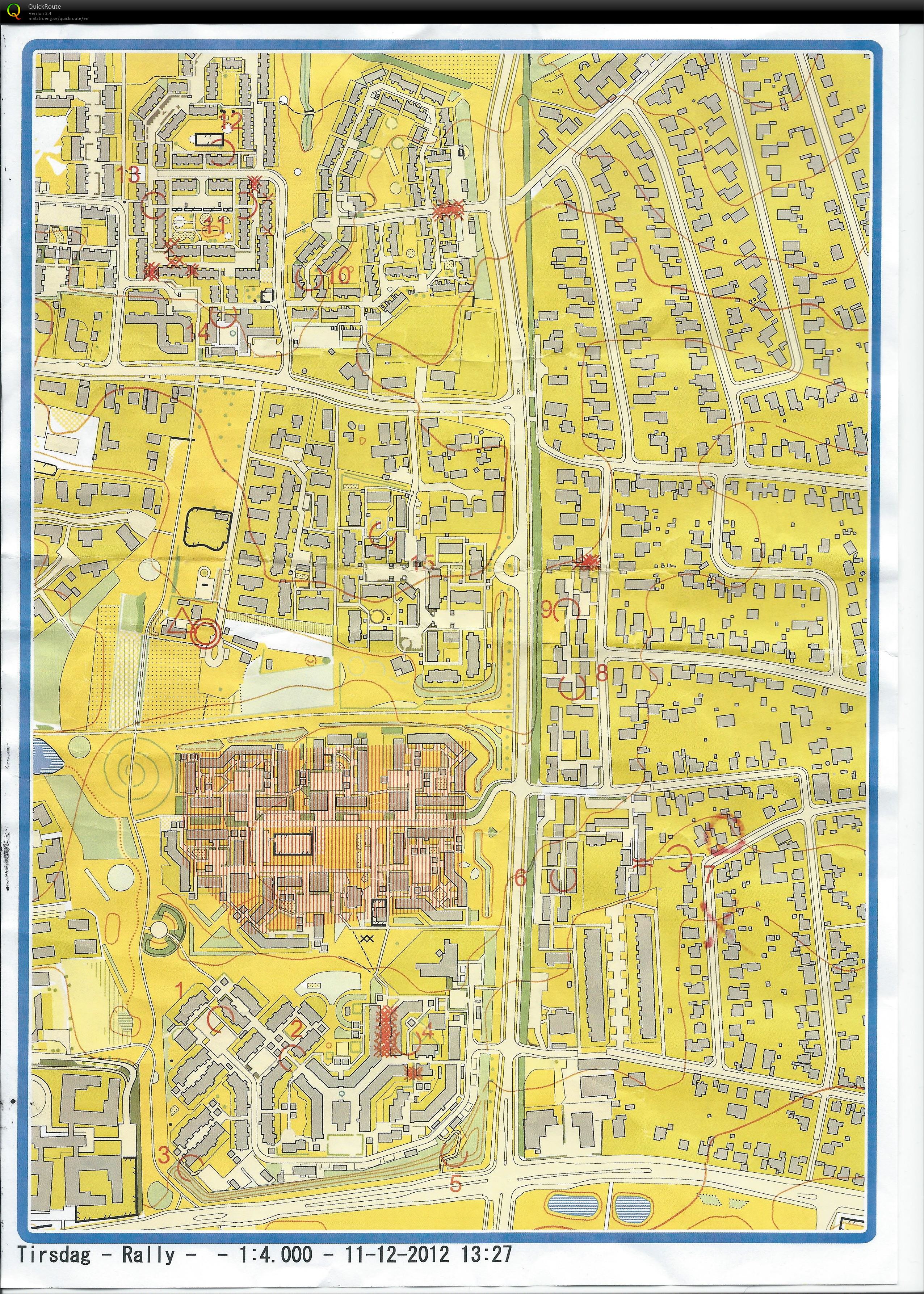 Tirsdags O-RALLY (2014-03-18)