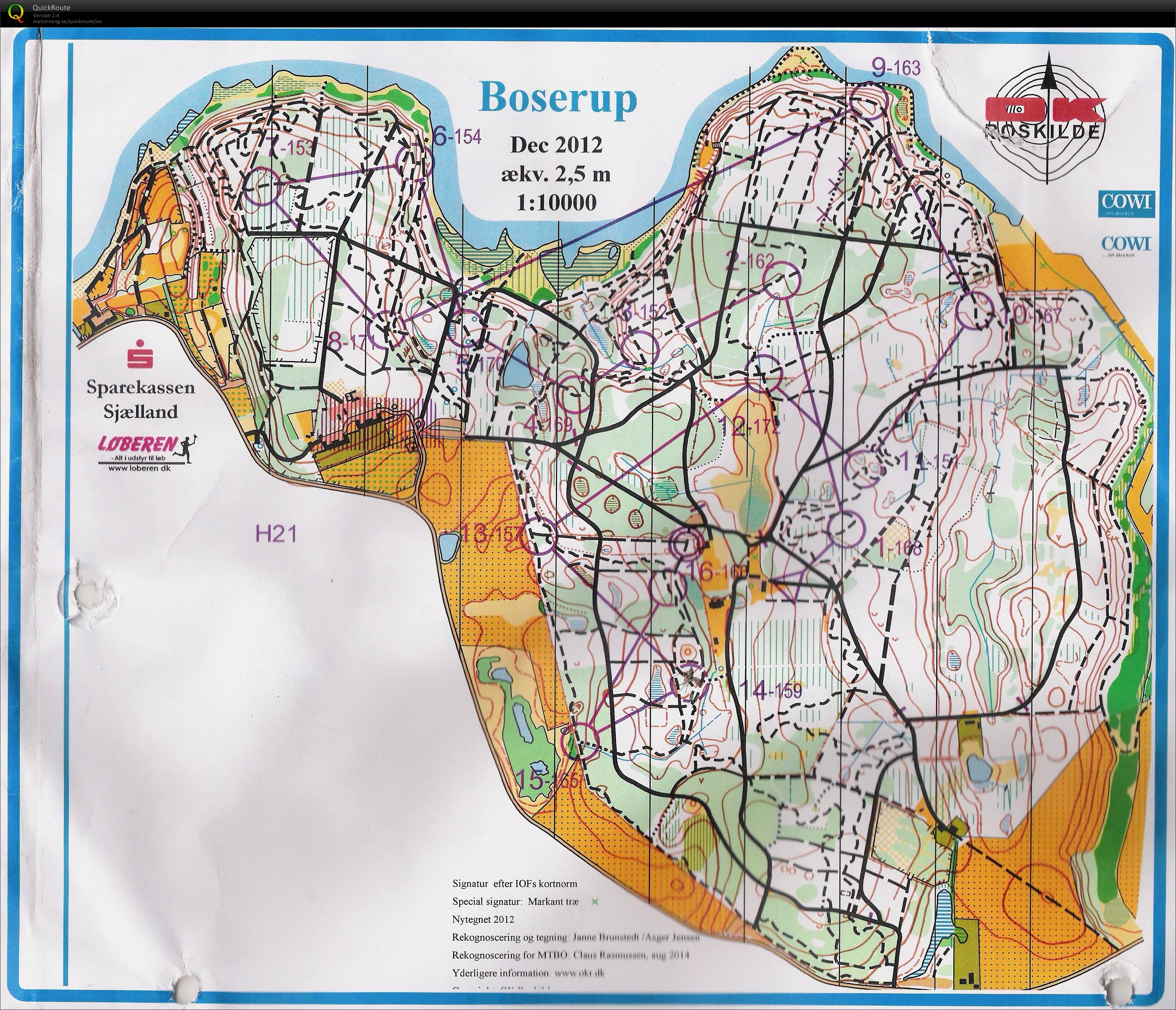 MTBO sprint (11.10.2014)