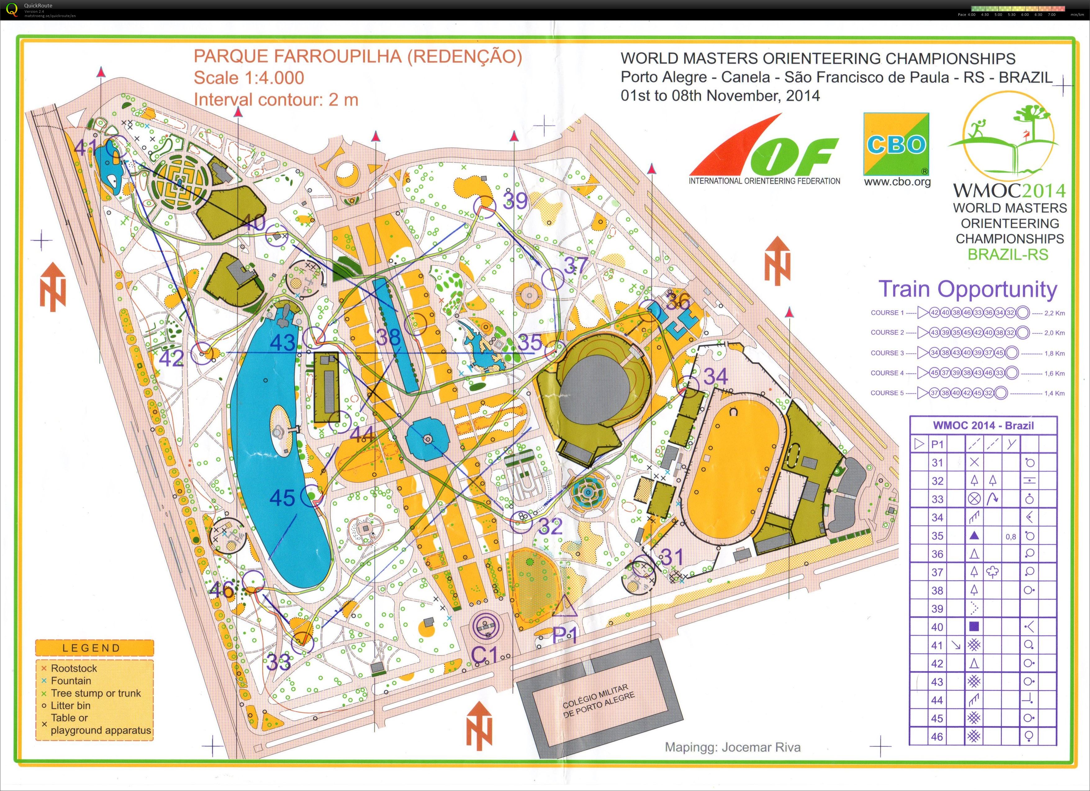 WMOC sprinttræning (31.10.2014)