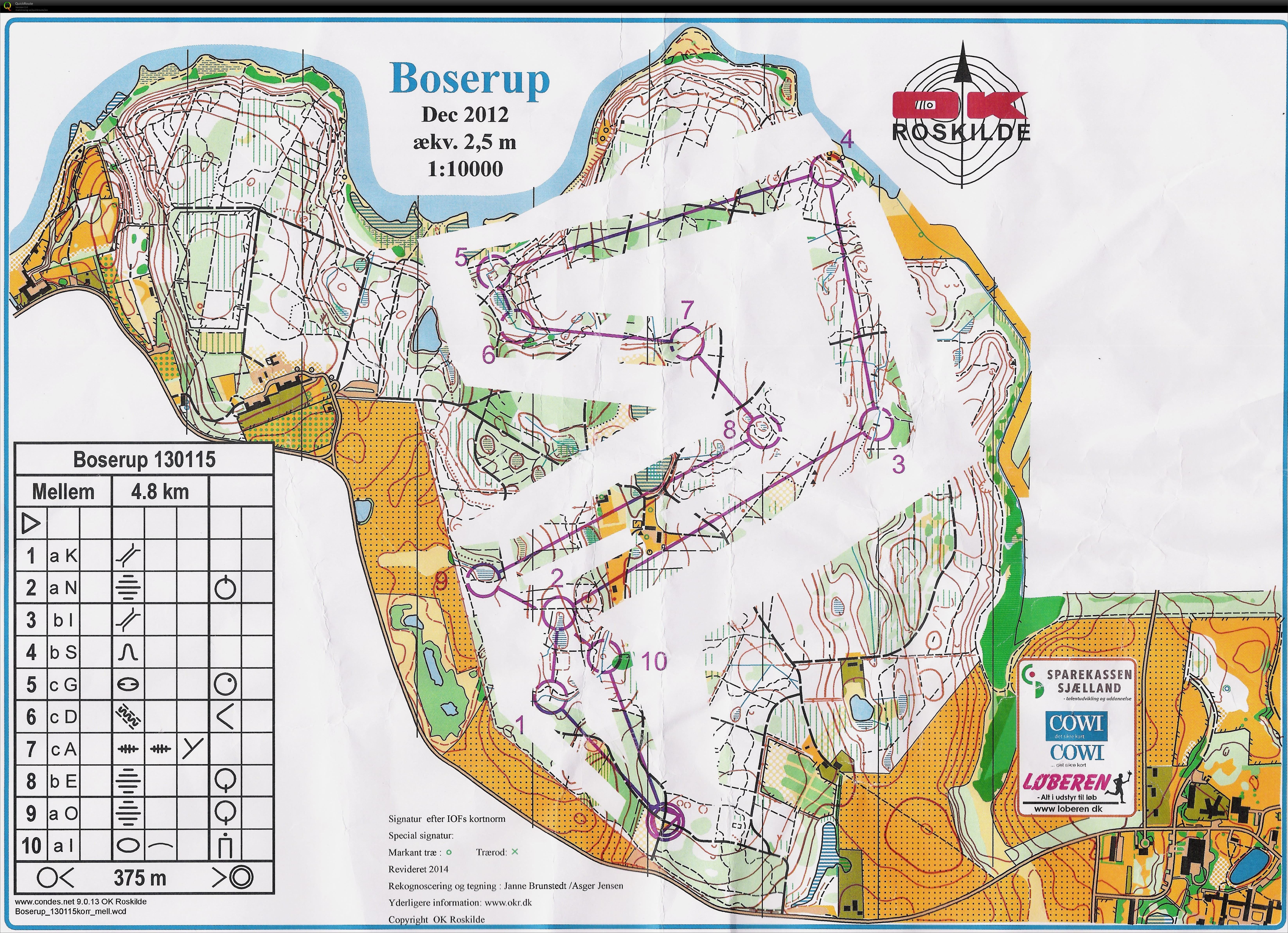 Korridorløb i Boserup (13.01.2015)