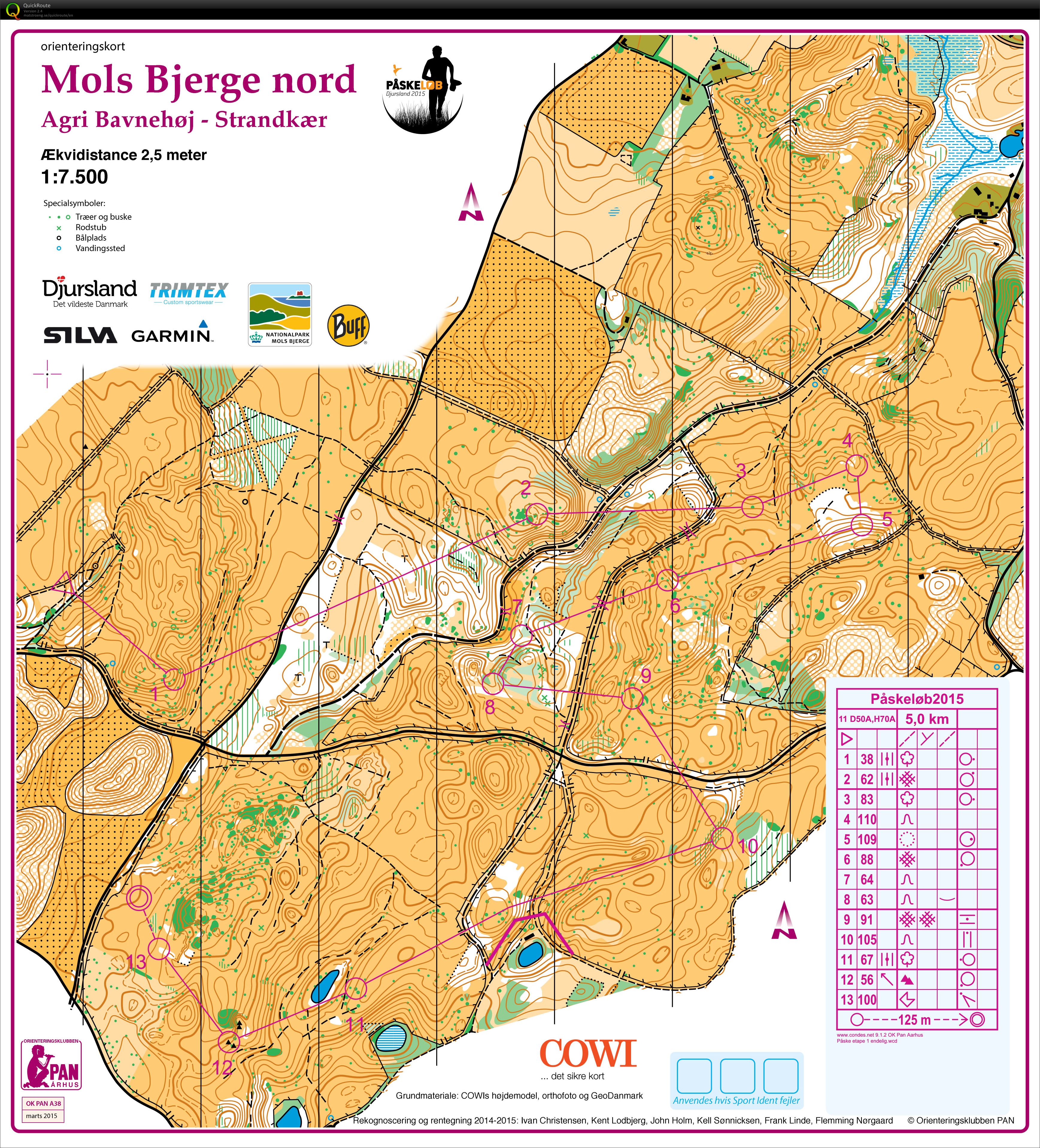 Påskeløb 2015 1 etape D50 (02.04.2015)