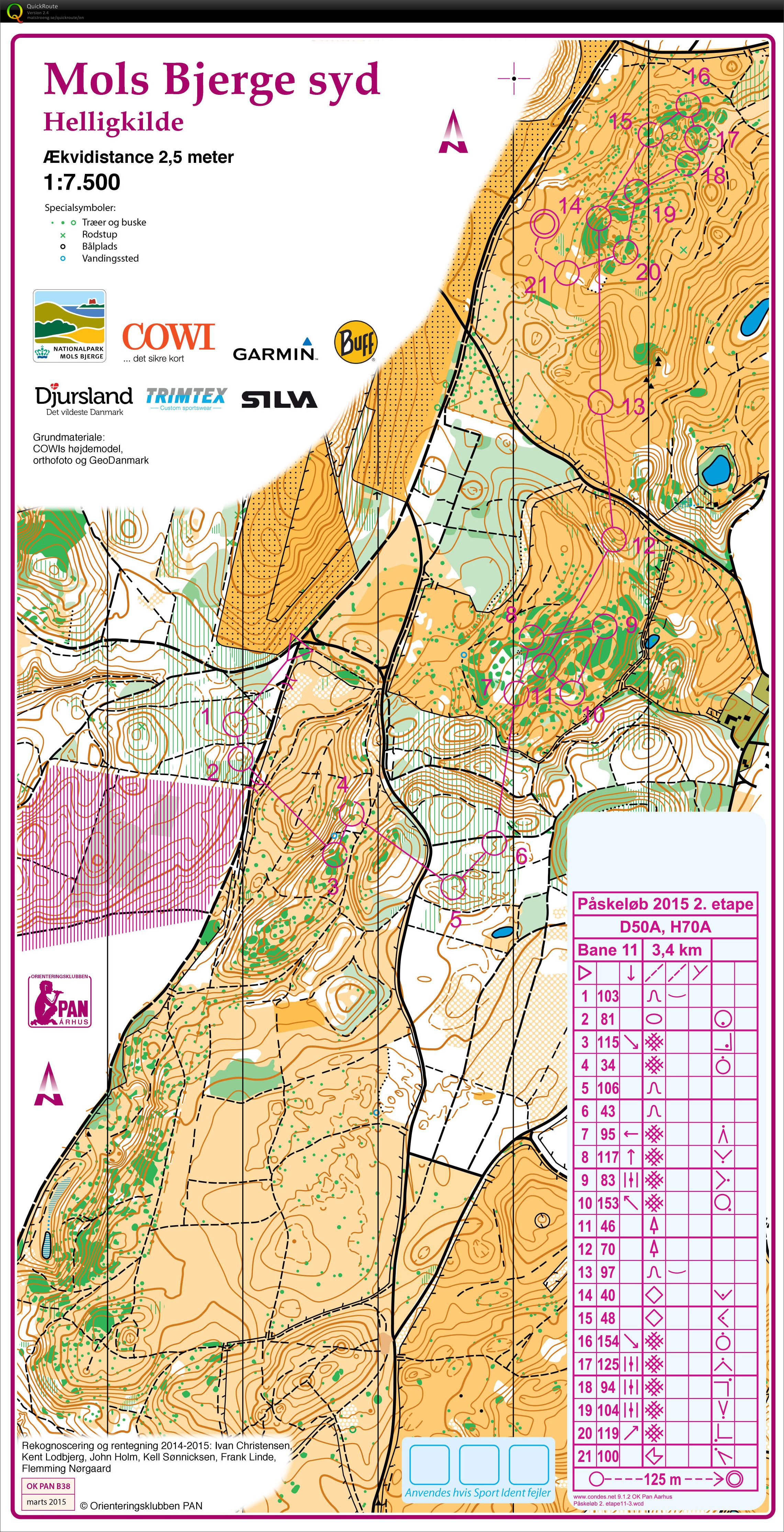 Påskeløb 2015  D50 2. etape (2015-04-03)