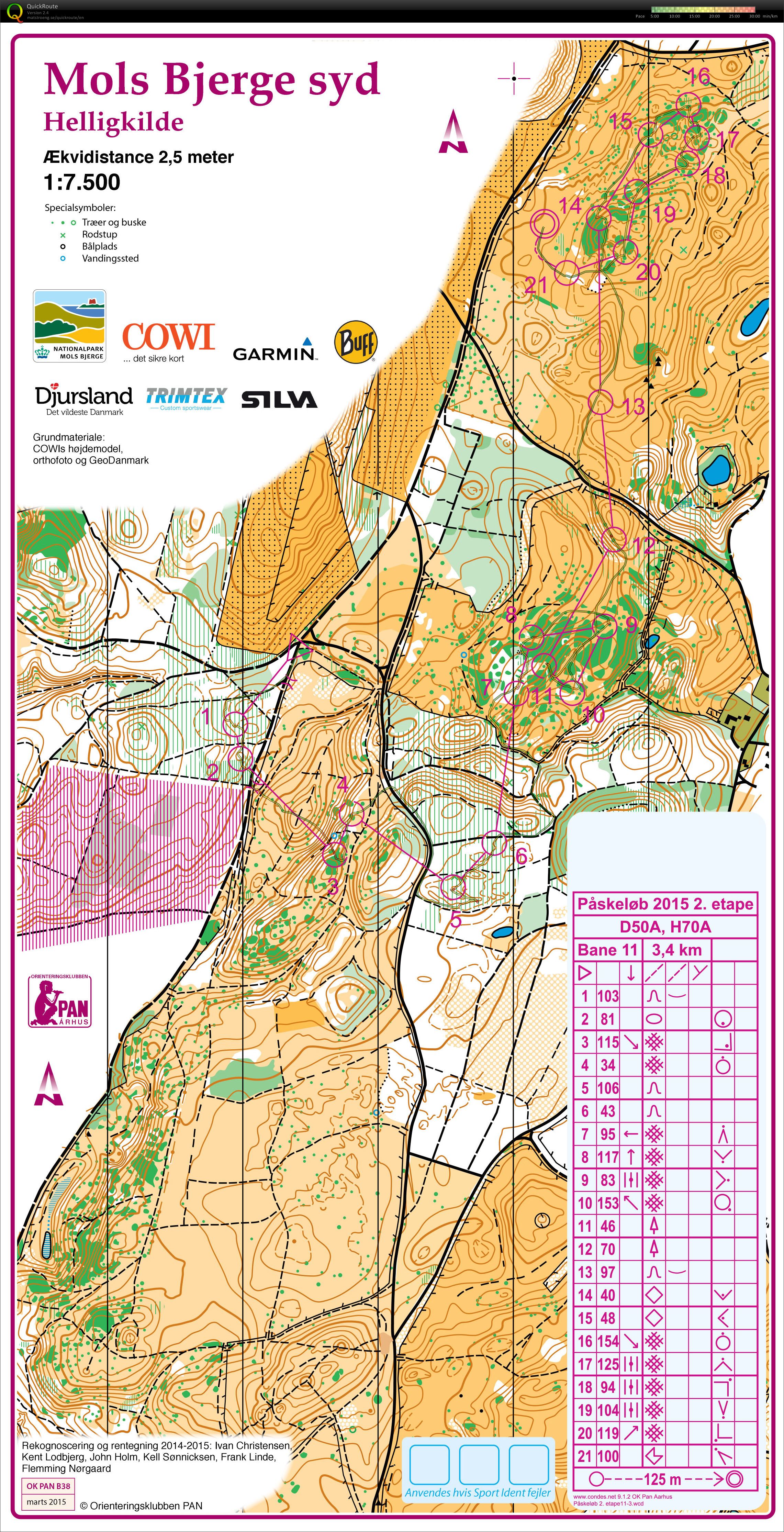 Påskeløb 2015  D50 2. etape (2015-04-03)