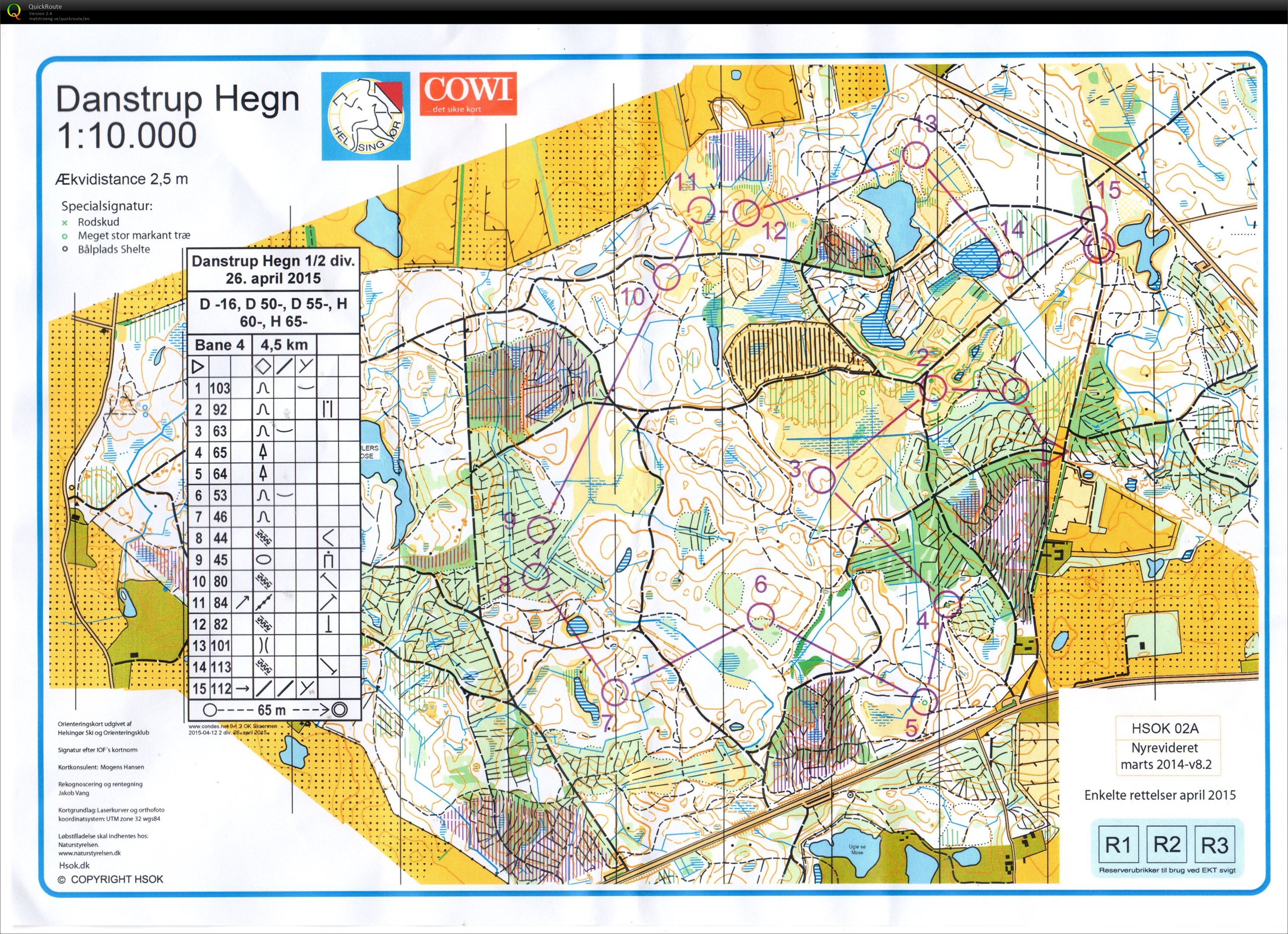 Divisionsmatch 260415, bane 4 (26/04/2015)