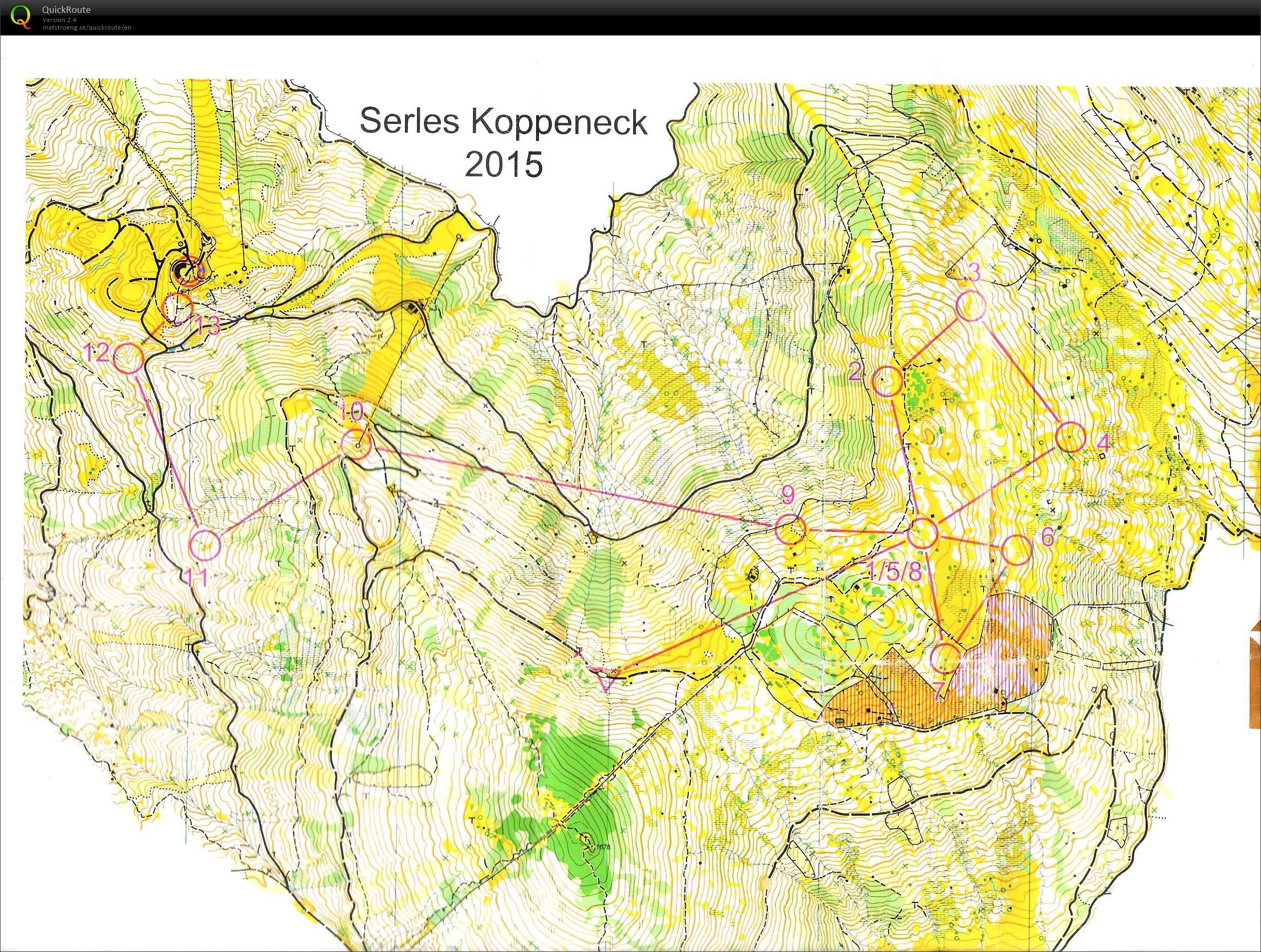 Tirol O-festival 2015, etape 3 (2015-07-05)