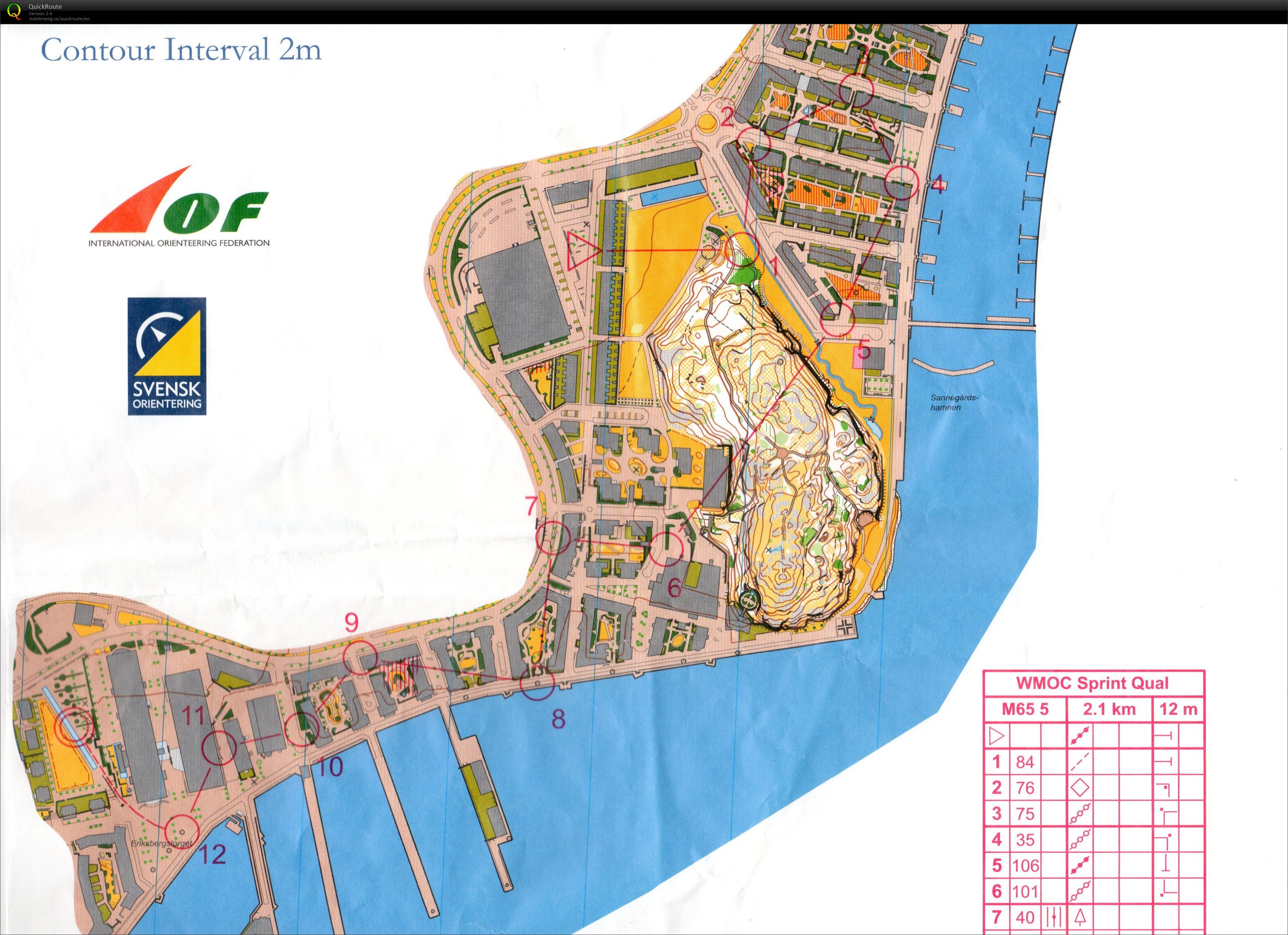 WMOC Sprint Qual M65-5 (26-07-2015)