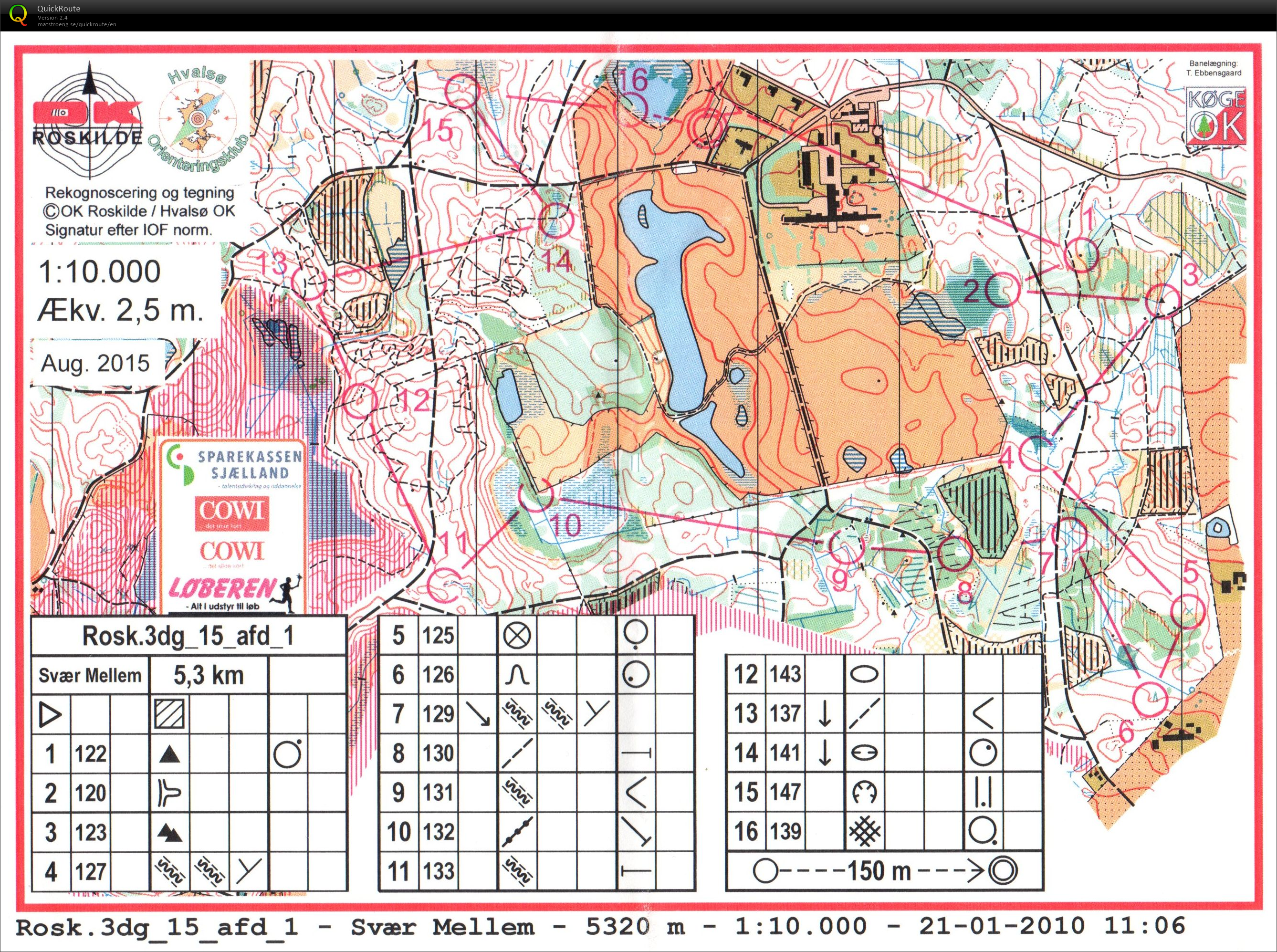 Roskilde 3-dages 1. etape (13/08/2015)