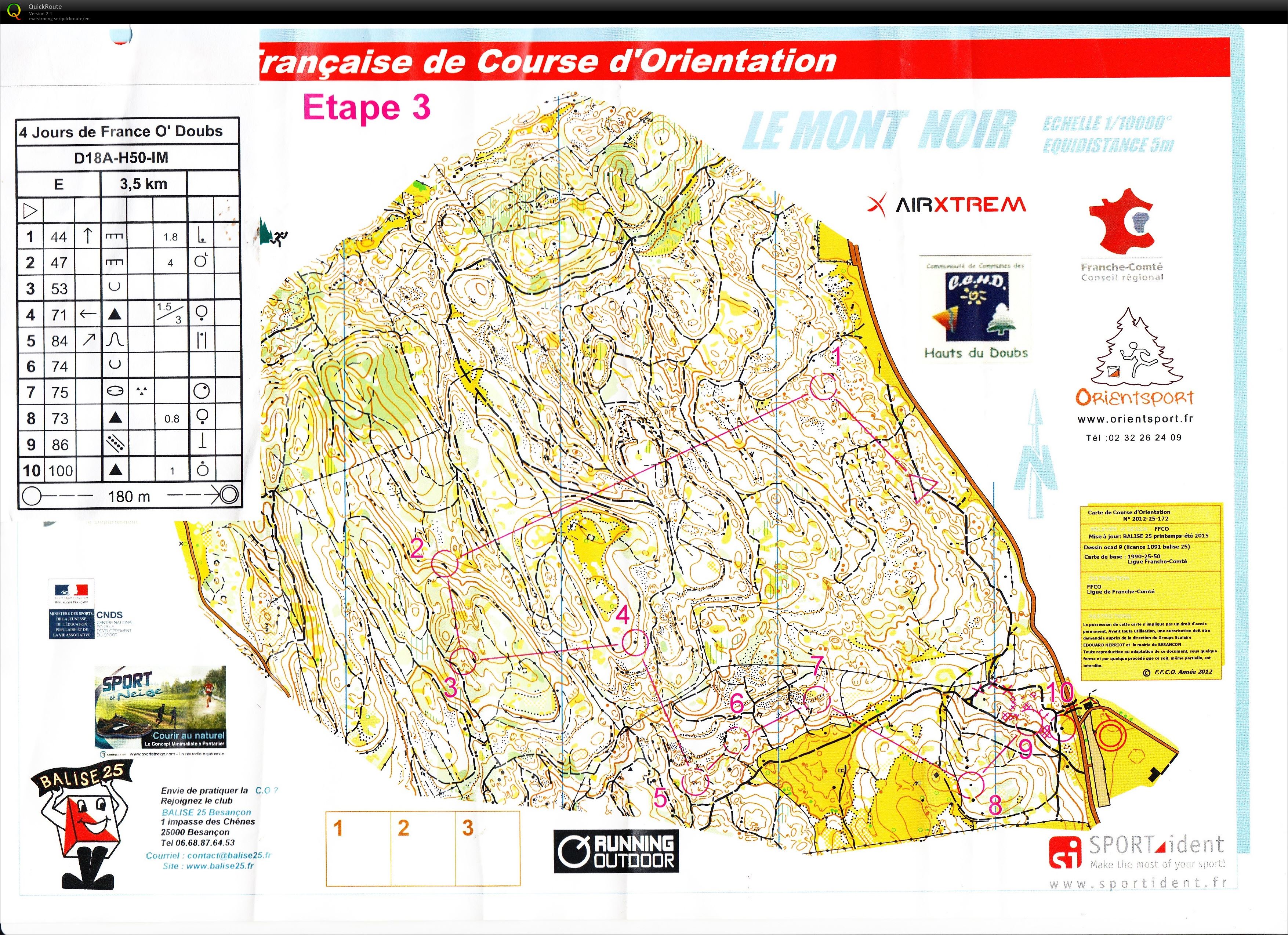 4 Day Jura 3 etape (25/07/2015)