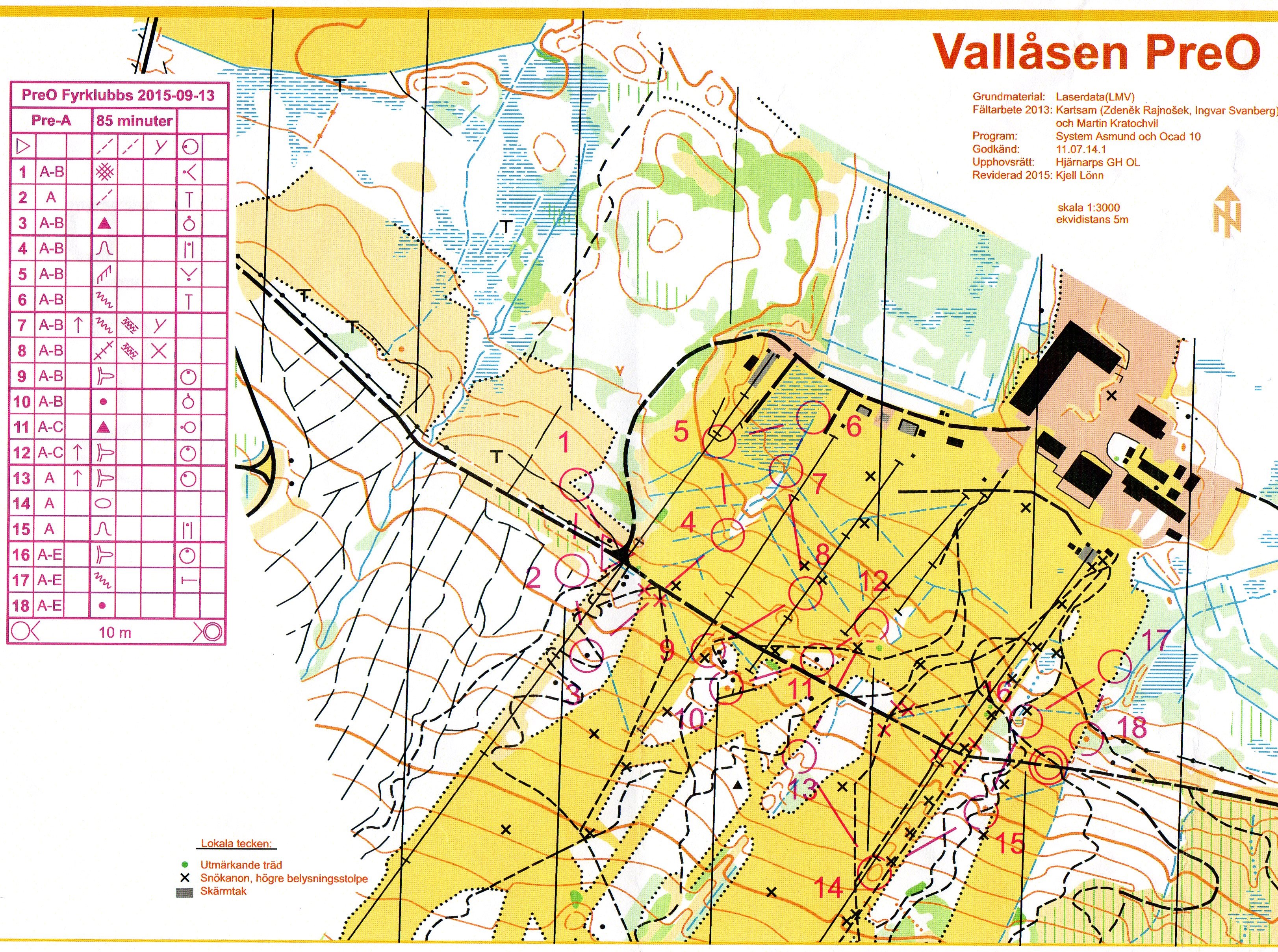 Fyrklubs, PreO, langdistance (13/09/2015)