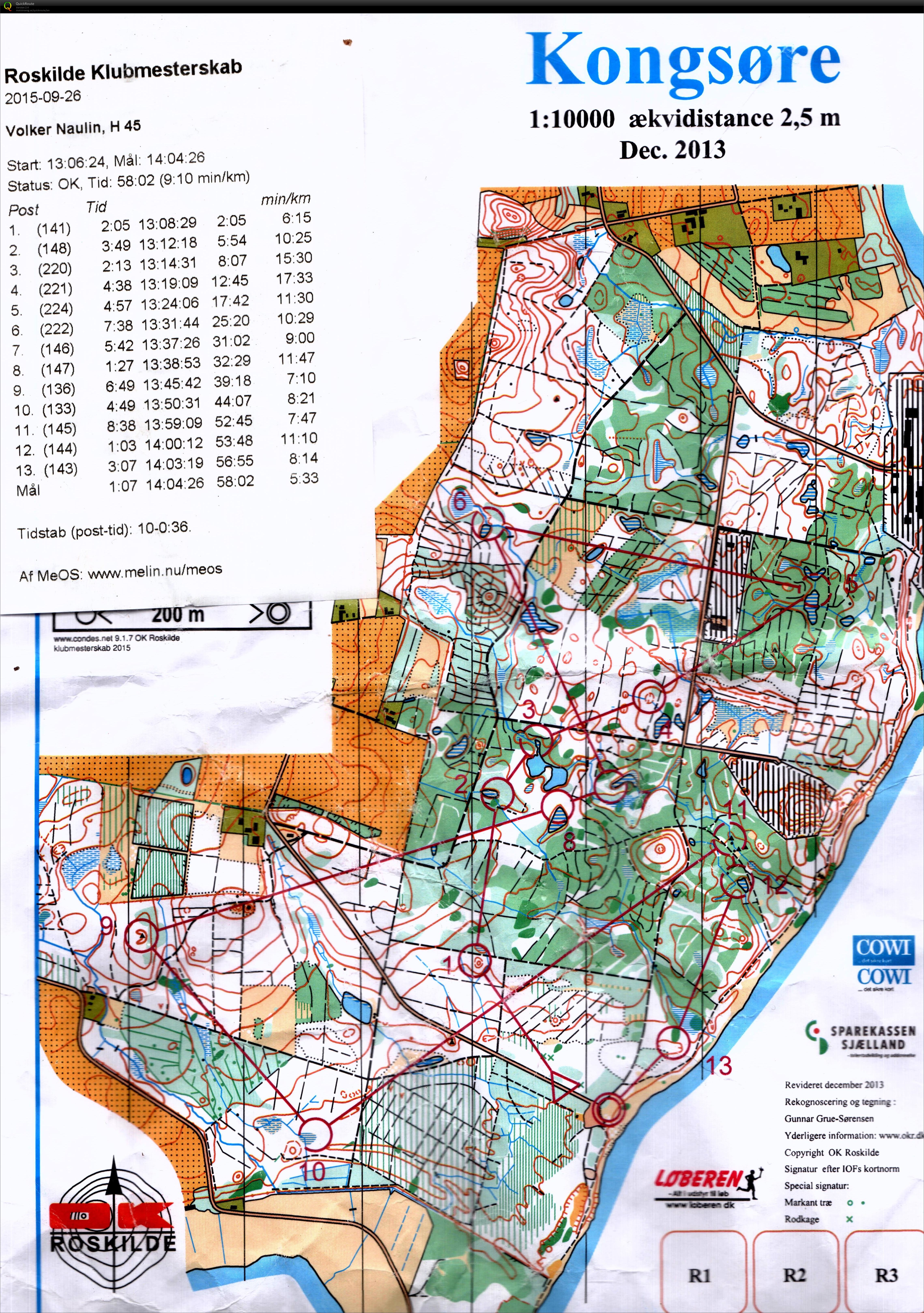 Klubmesterskap 2015 Bane 2 (26-09-2015)