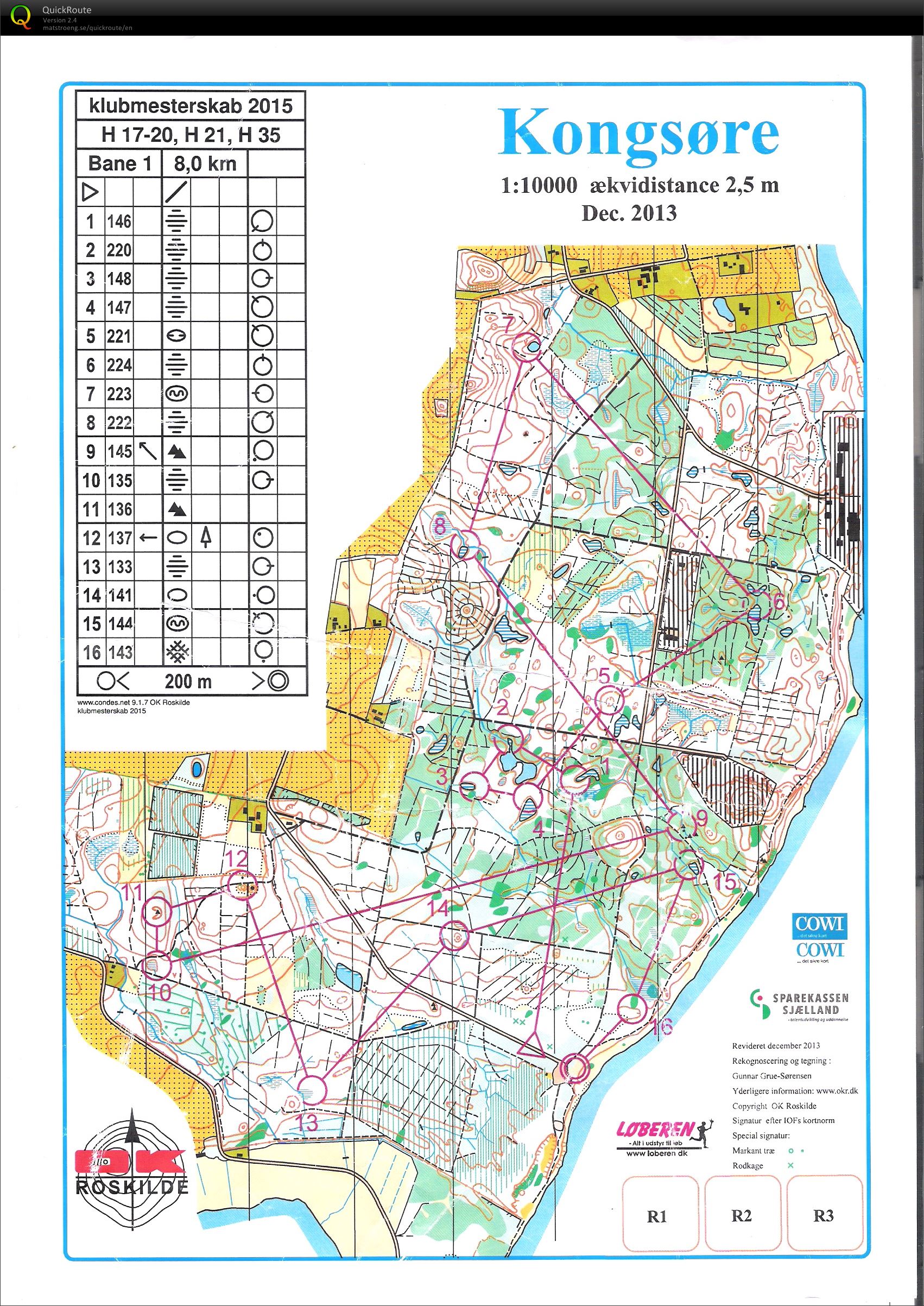 Klubmesterskab 2015 Bane 1 (26/09/2015)