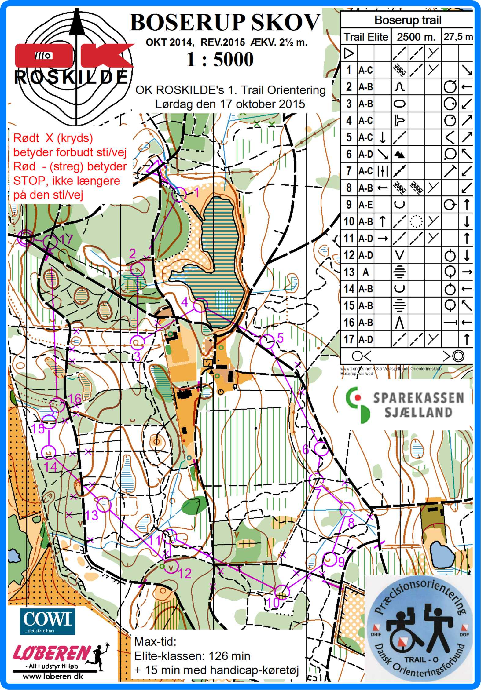 Trail Orientering 17.10.2015, Elite-banen (18-10-2015)