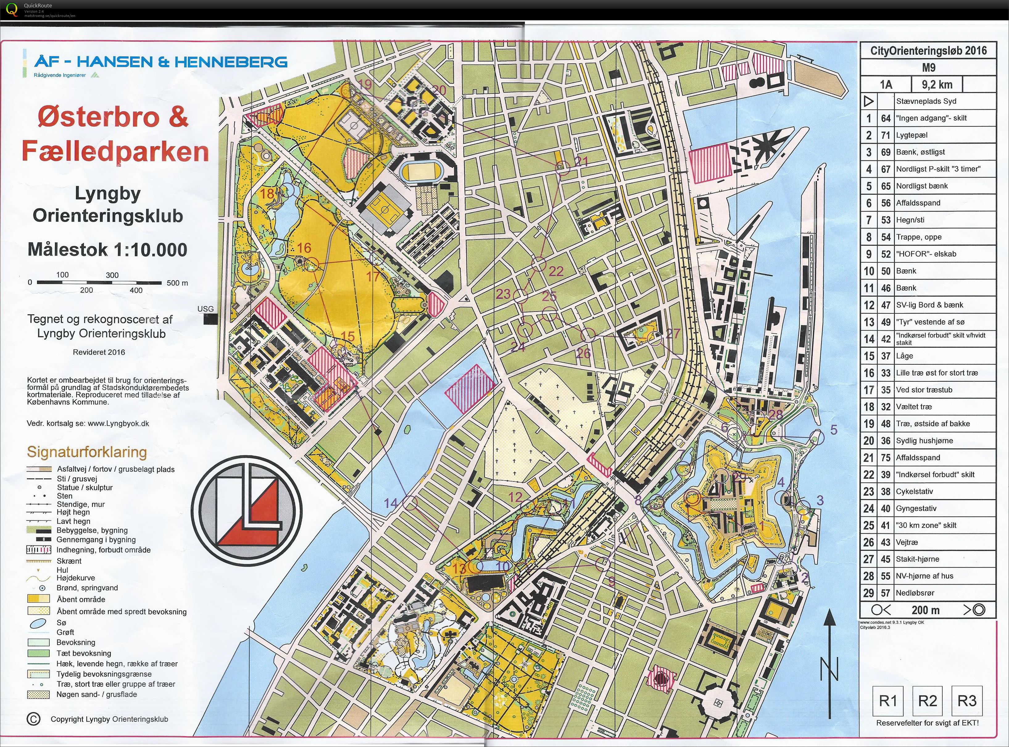 CityOrienteringsløb 2016 (2016-06-14)