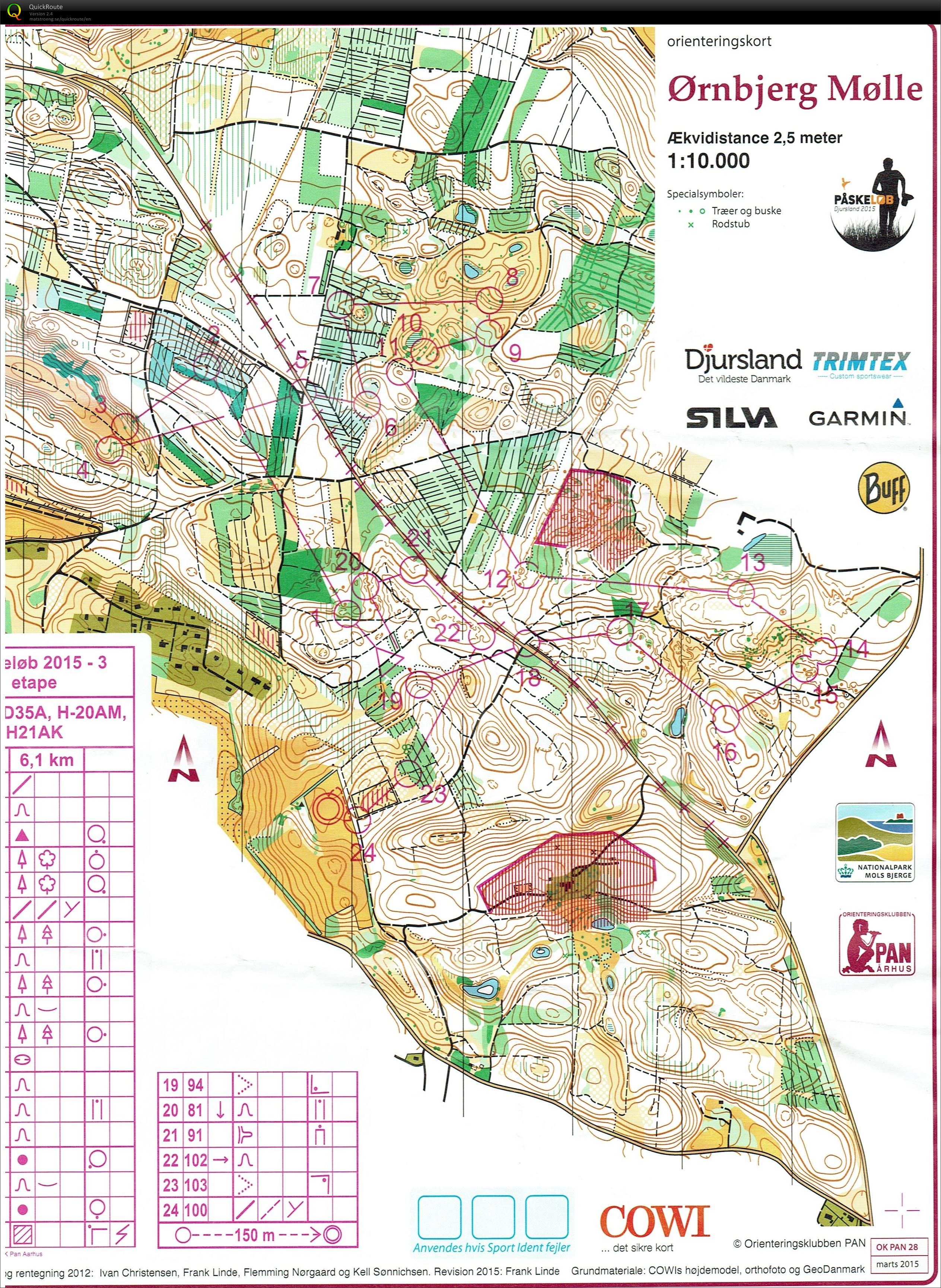 Påskeløb etape 3, H21AK, bane 6 (04.04.2015)