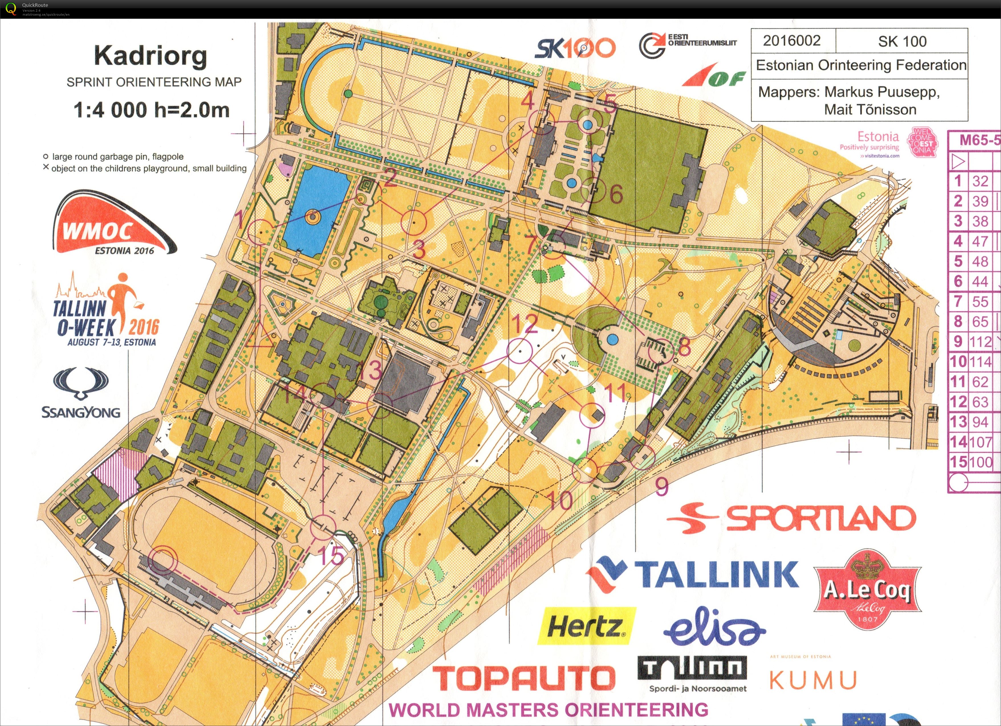 WMOC Sprint Qual M65-5 (07.08.2016)