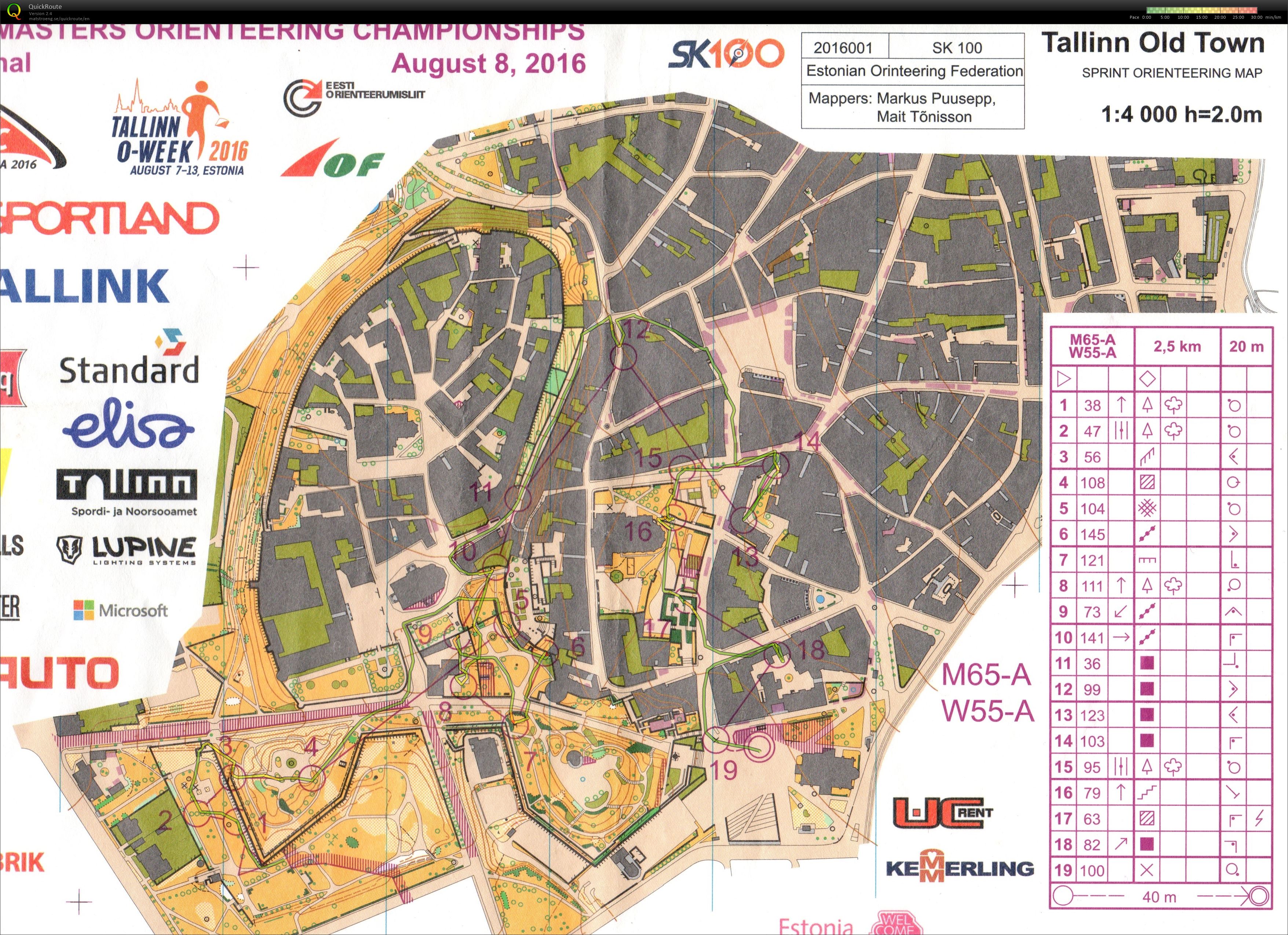 WMOC Sprint Final M65A (2016-08-08)