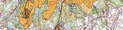 EC træningslejr, o-teknik, mellemdistancekonkurrence (2016-10-18)