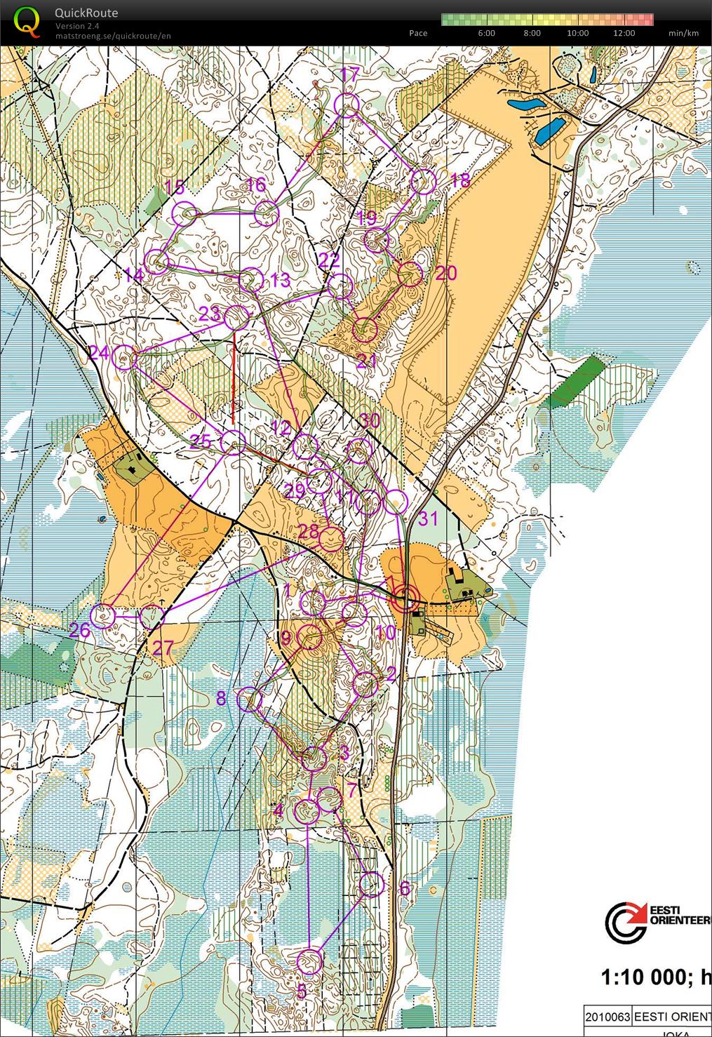 EC træningslejr, o-teknik, mangepost (17/10/2016)