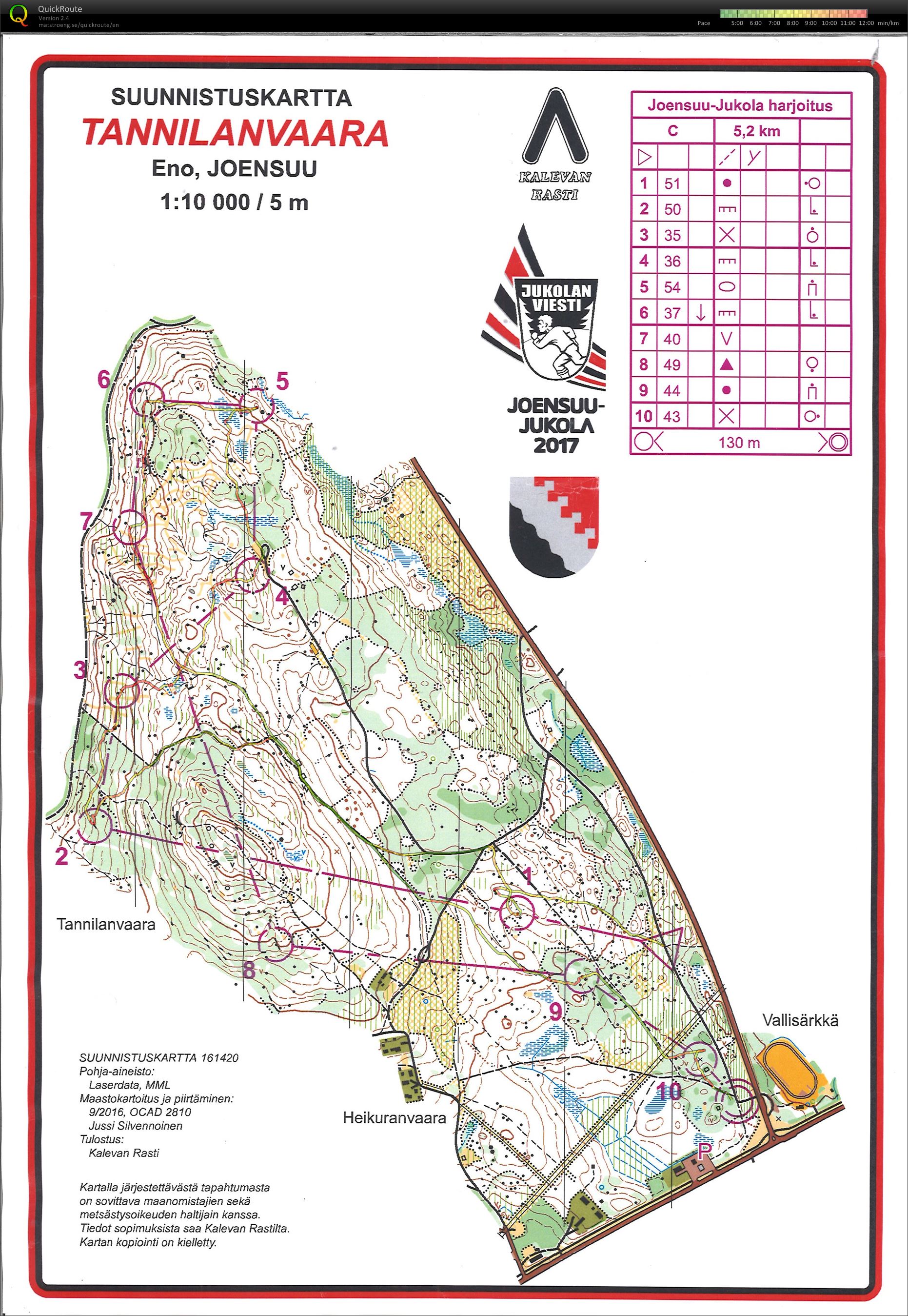 Jukola 2017-træning, eftermiddag (12/11/2016)