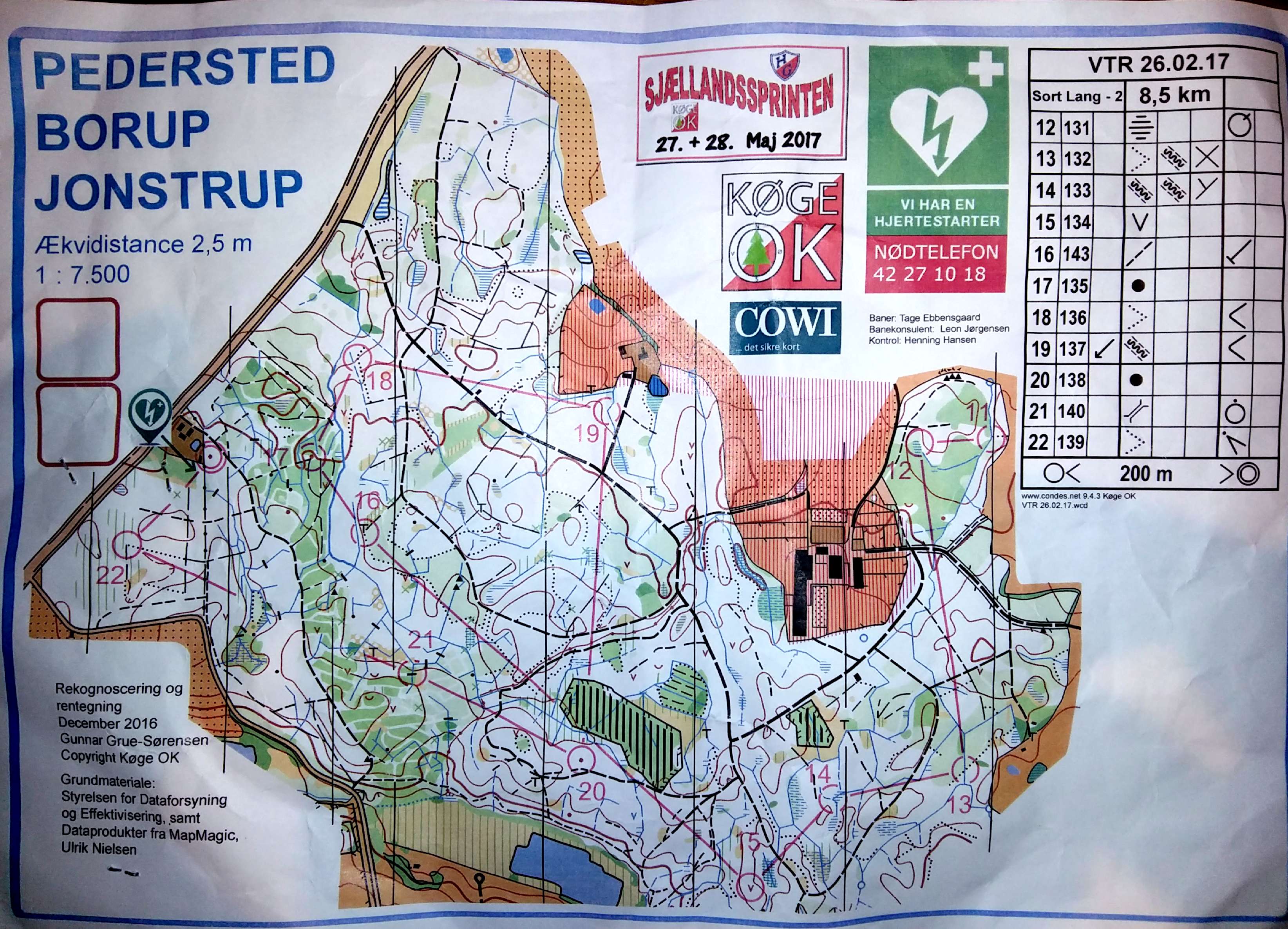 VTR Pedersted Borup Jonstrup, Map 2 (26.02.2017)