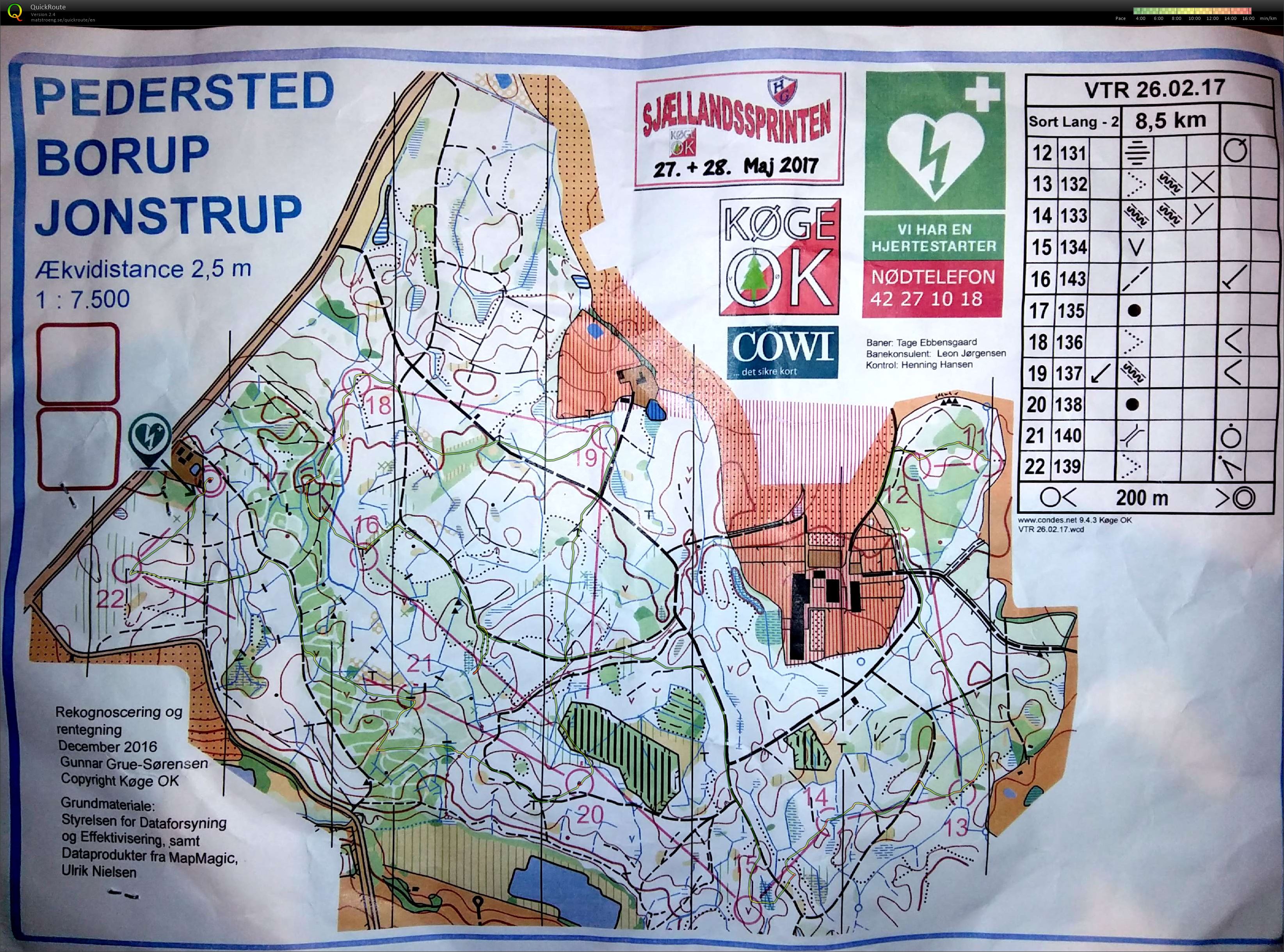 VTR Pedersted Borup Jonstrup, Map 2 (26-02-2017)