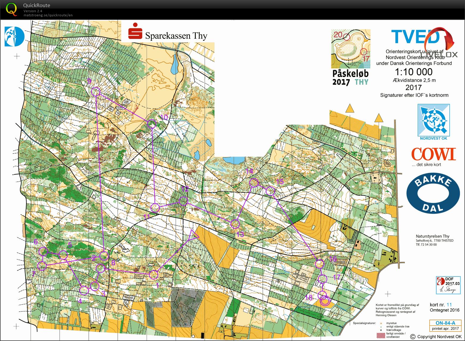 Påskeløb 1.etape H21AK (2017-04-13)