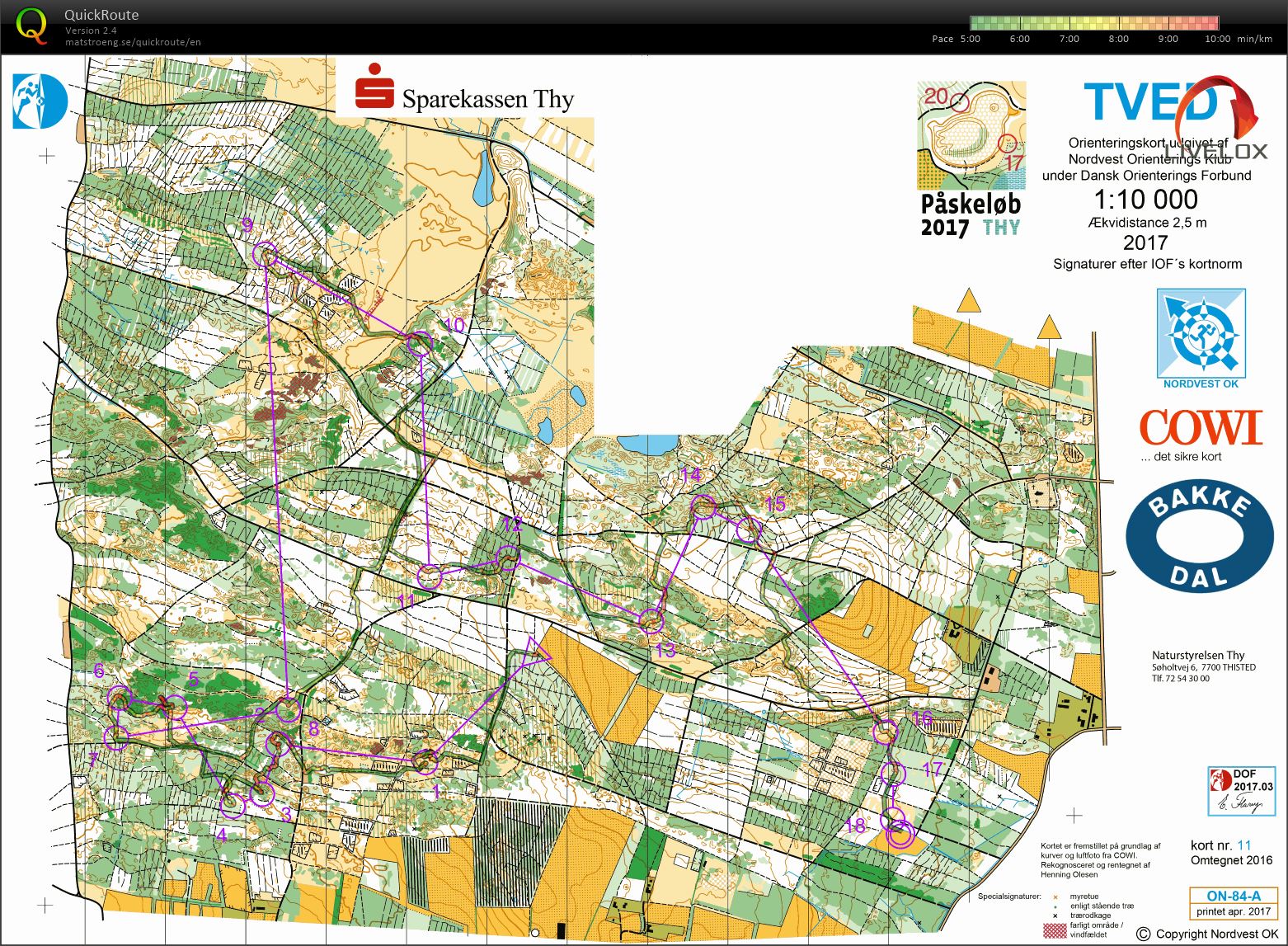 Påskeløb 1.etape H21AK (2017-04-13)