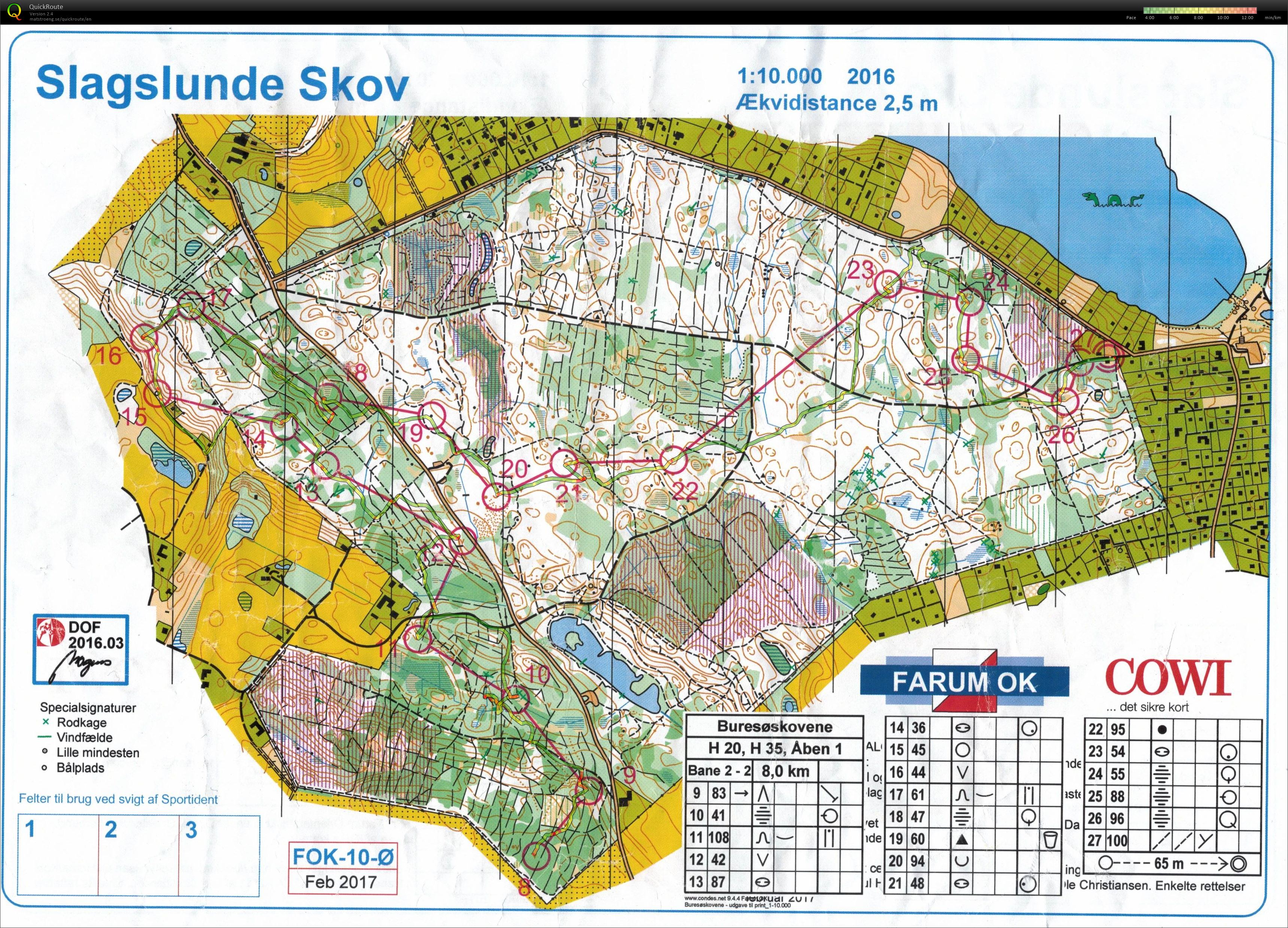 Kredsløb, Åben 1, Slaglunde Skov, Kort 2 (2017-05-14)