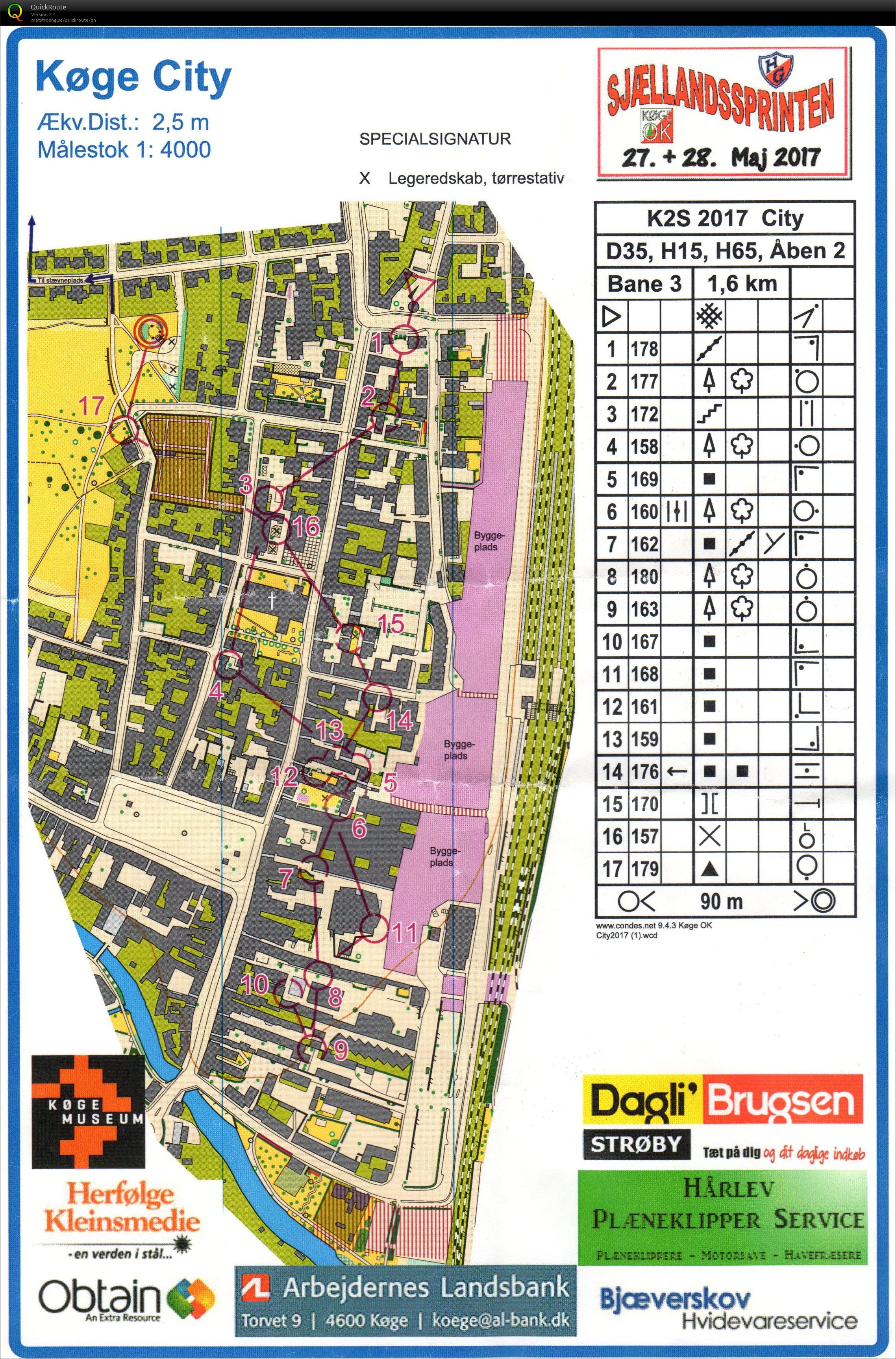 Køge2sprint 2. afd. (28.05.2017)