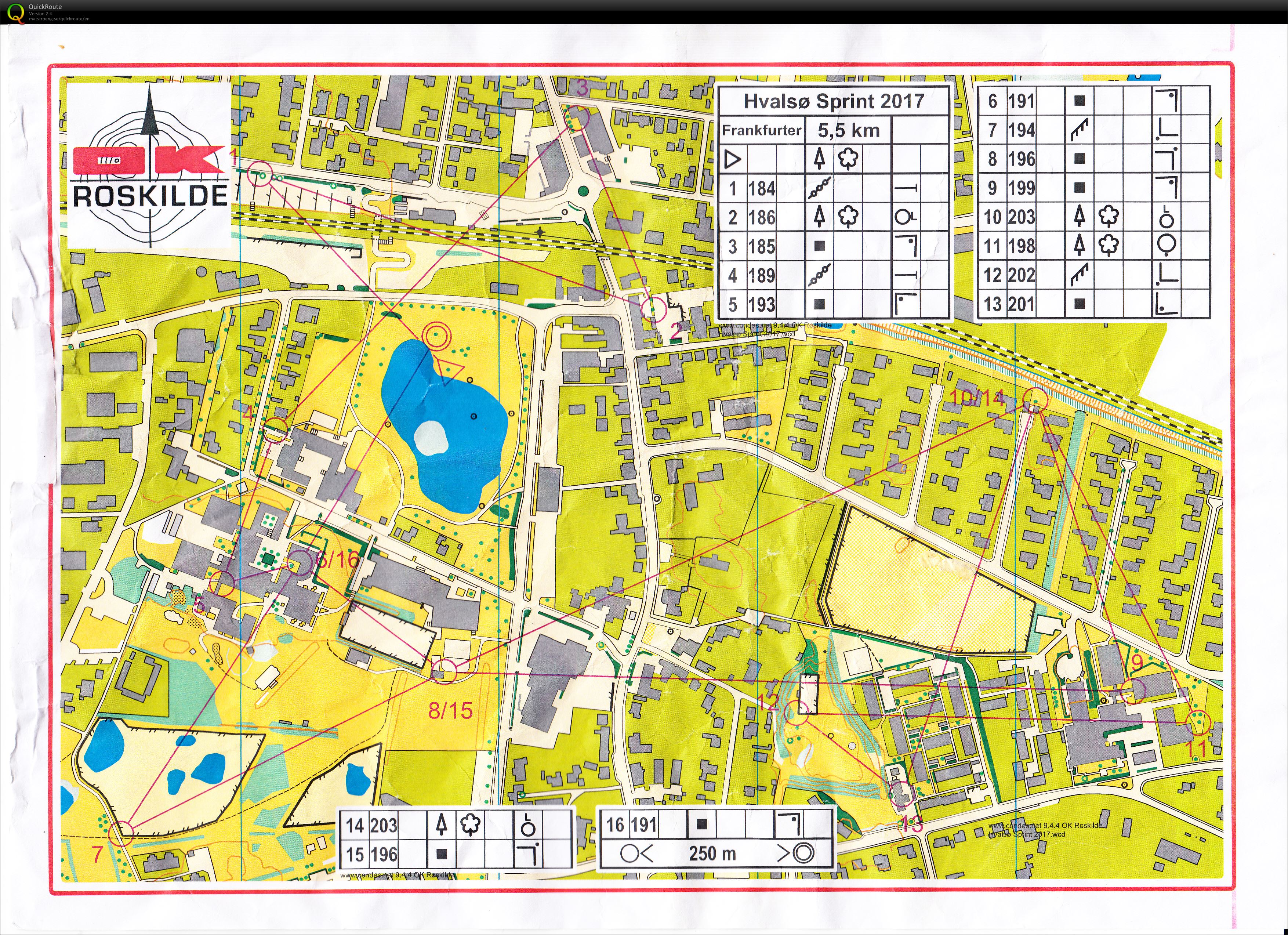 Tirsdagstræning - Hvalsø sprint (2017-06-06)