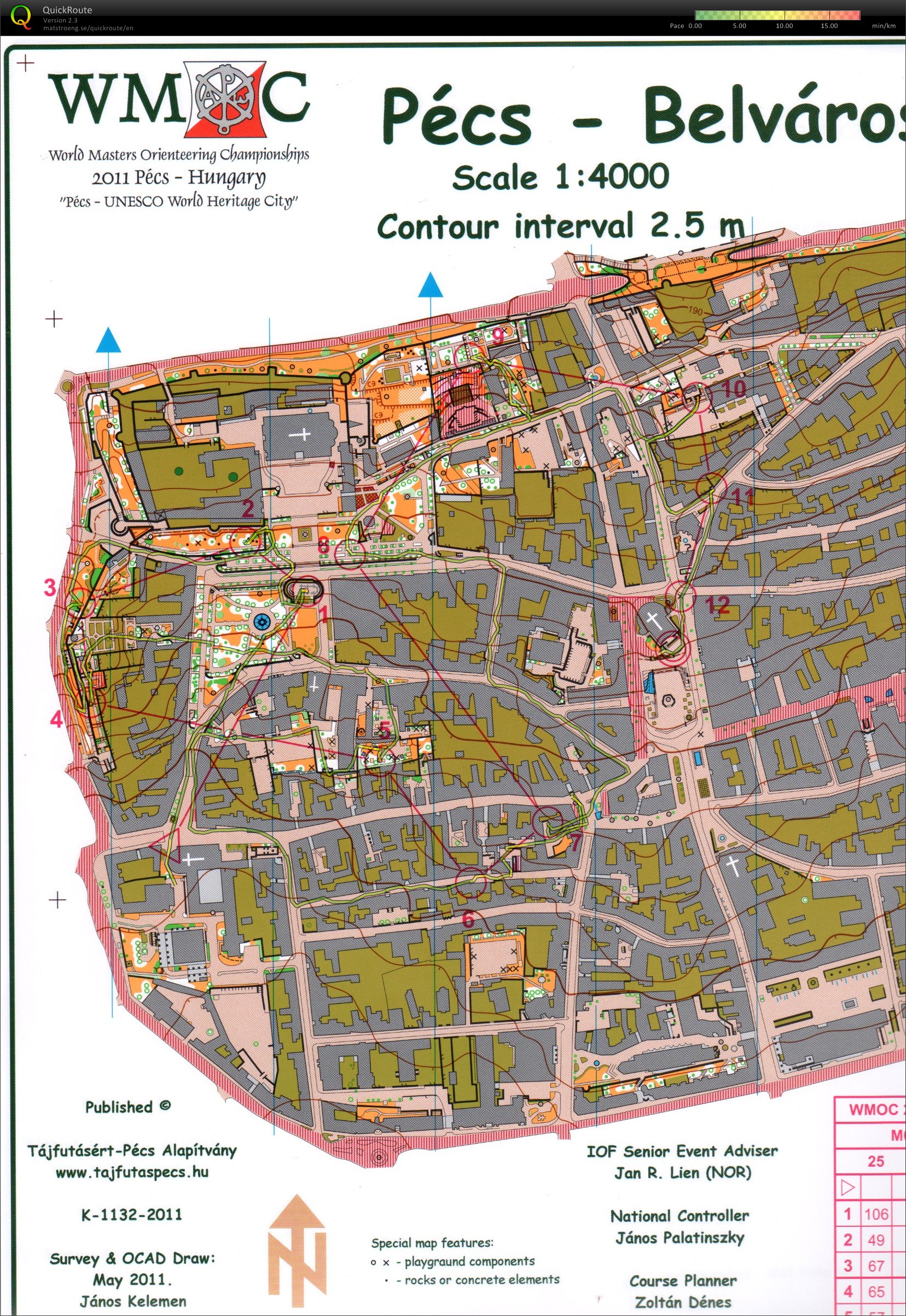 WMOC Sprint kvalifikation (2011-07-02)