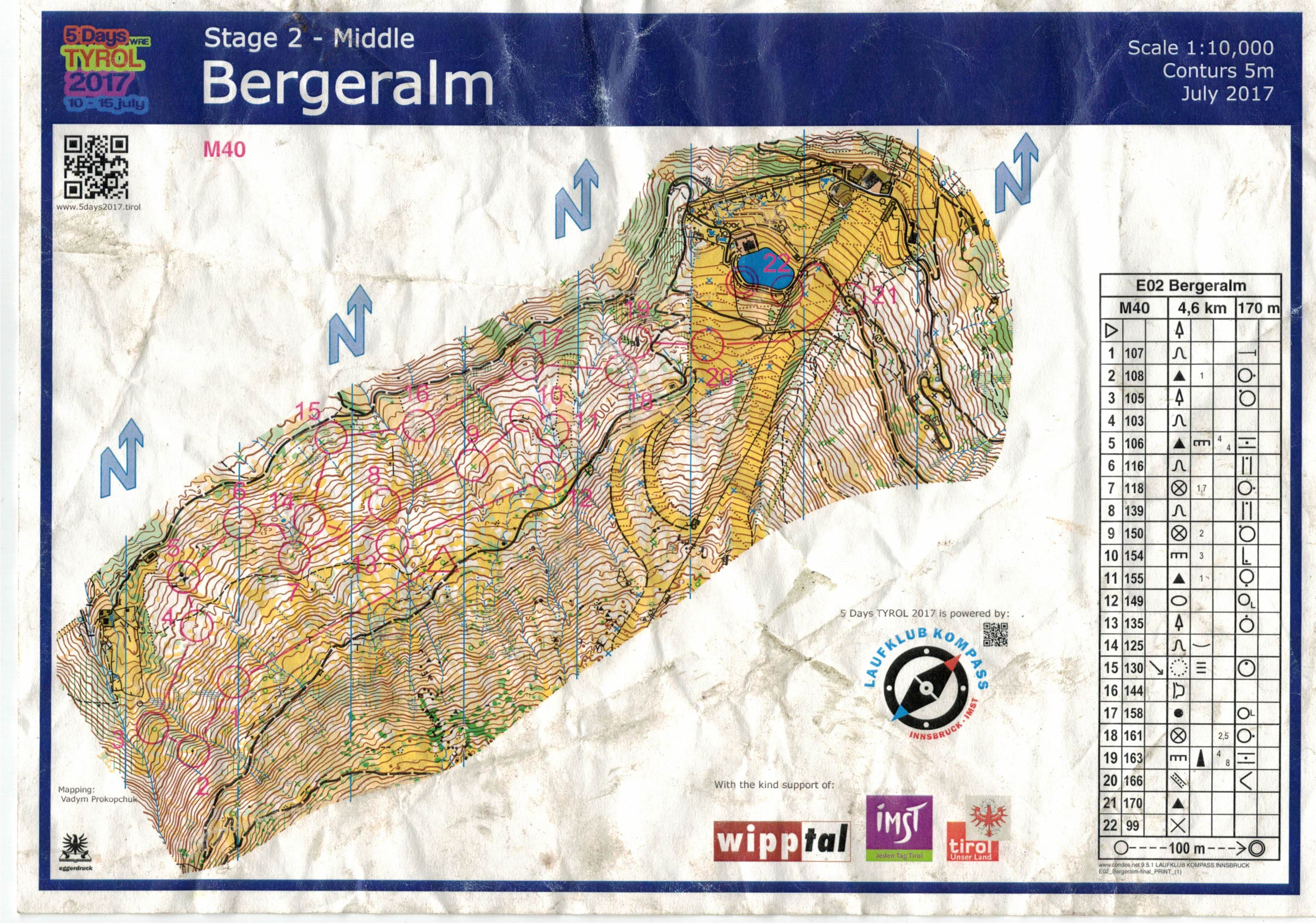 5 days of Tyrol, Stage 2, Middle, M40 (11-07-2017)