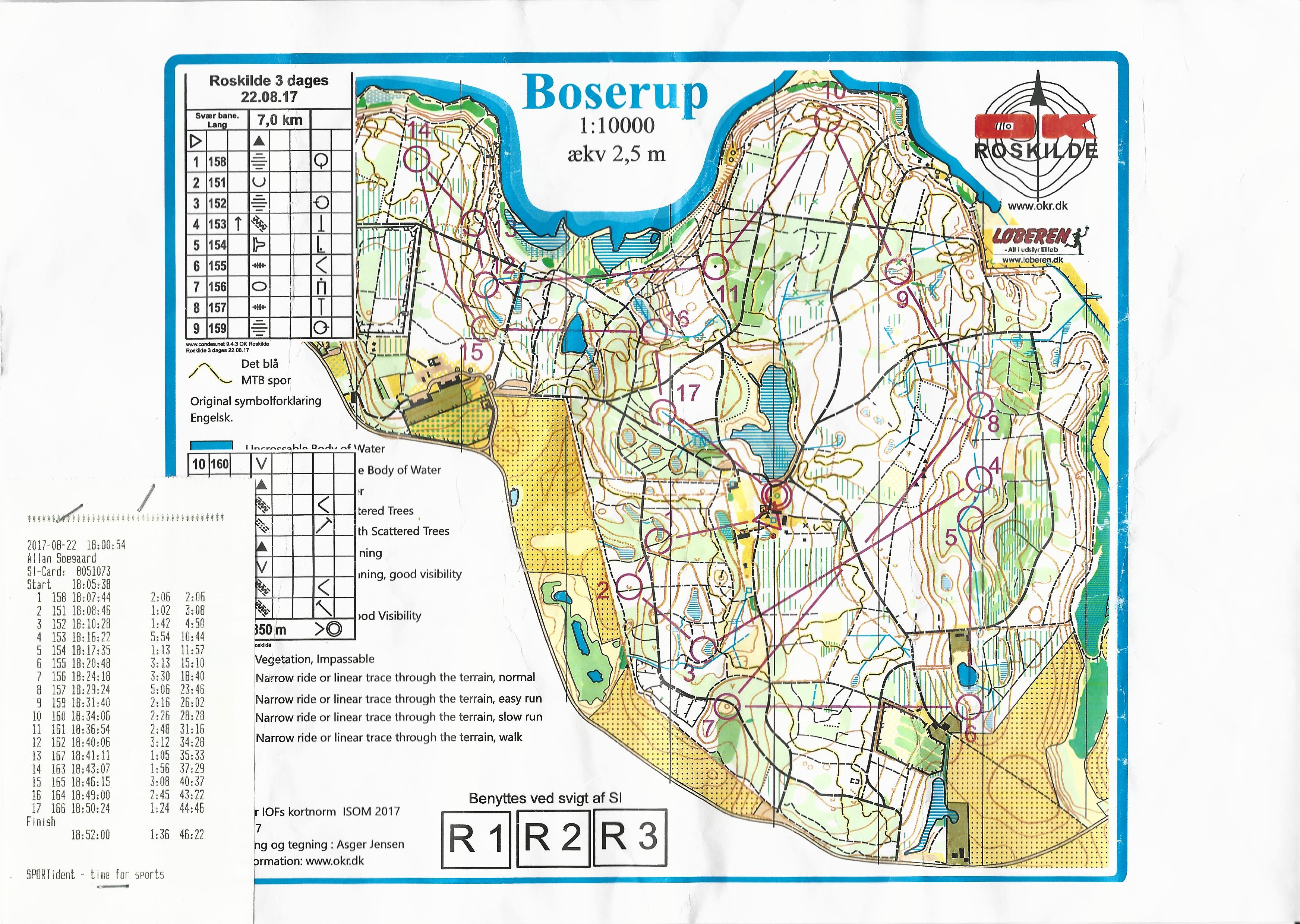 Roskilde 3-dages, Etape 3, Bane 1 (22/08/2017)