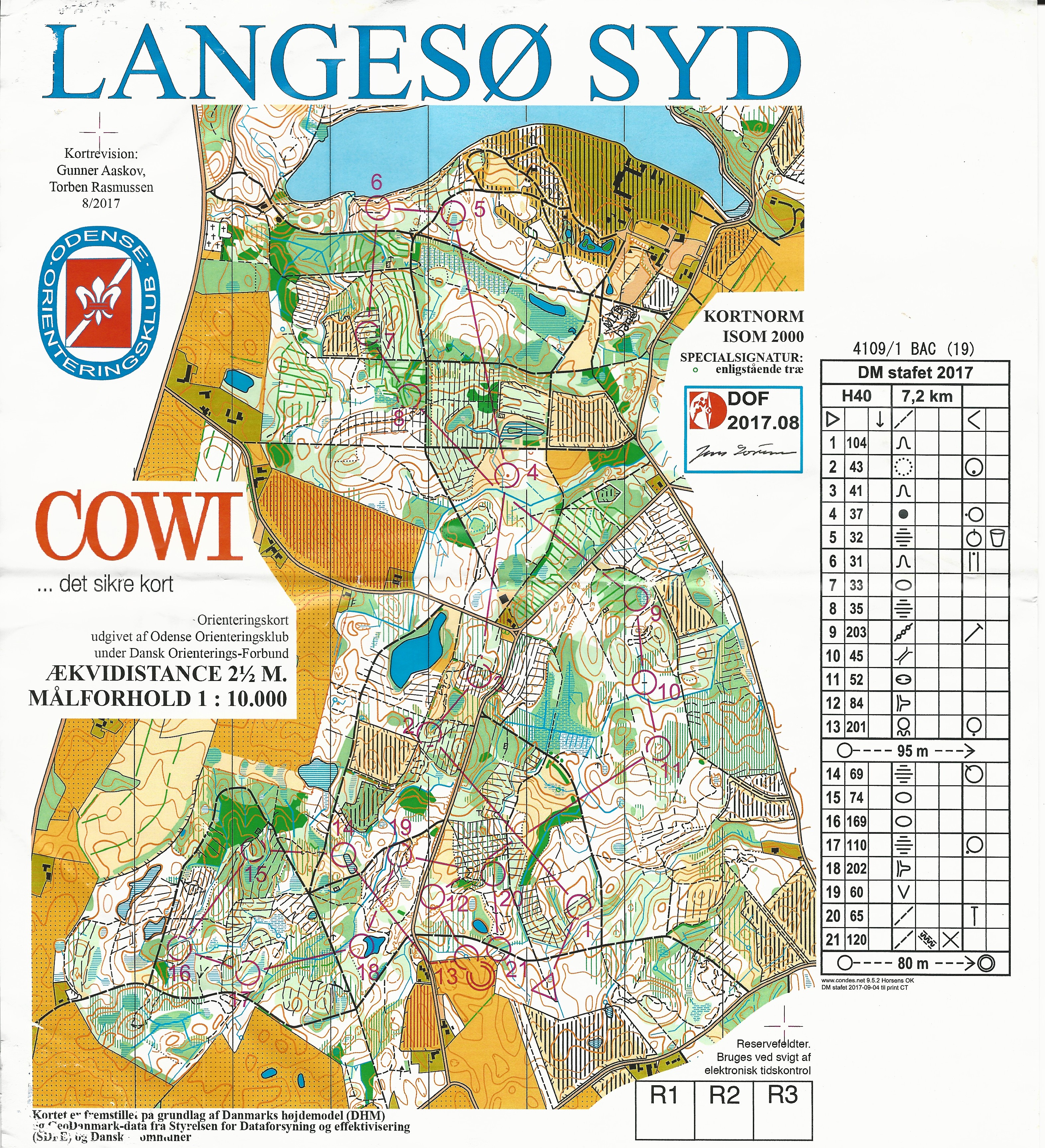 DM Stafet, Langesø Syd, H40 (09-09-2017)