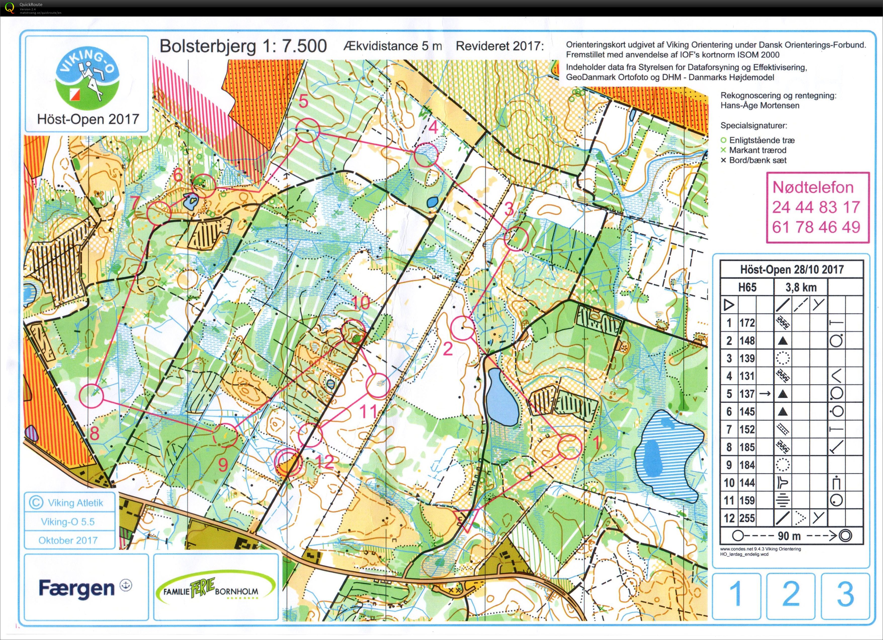 Höst Open etape 1, H65 (2017-10-28)