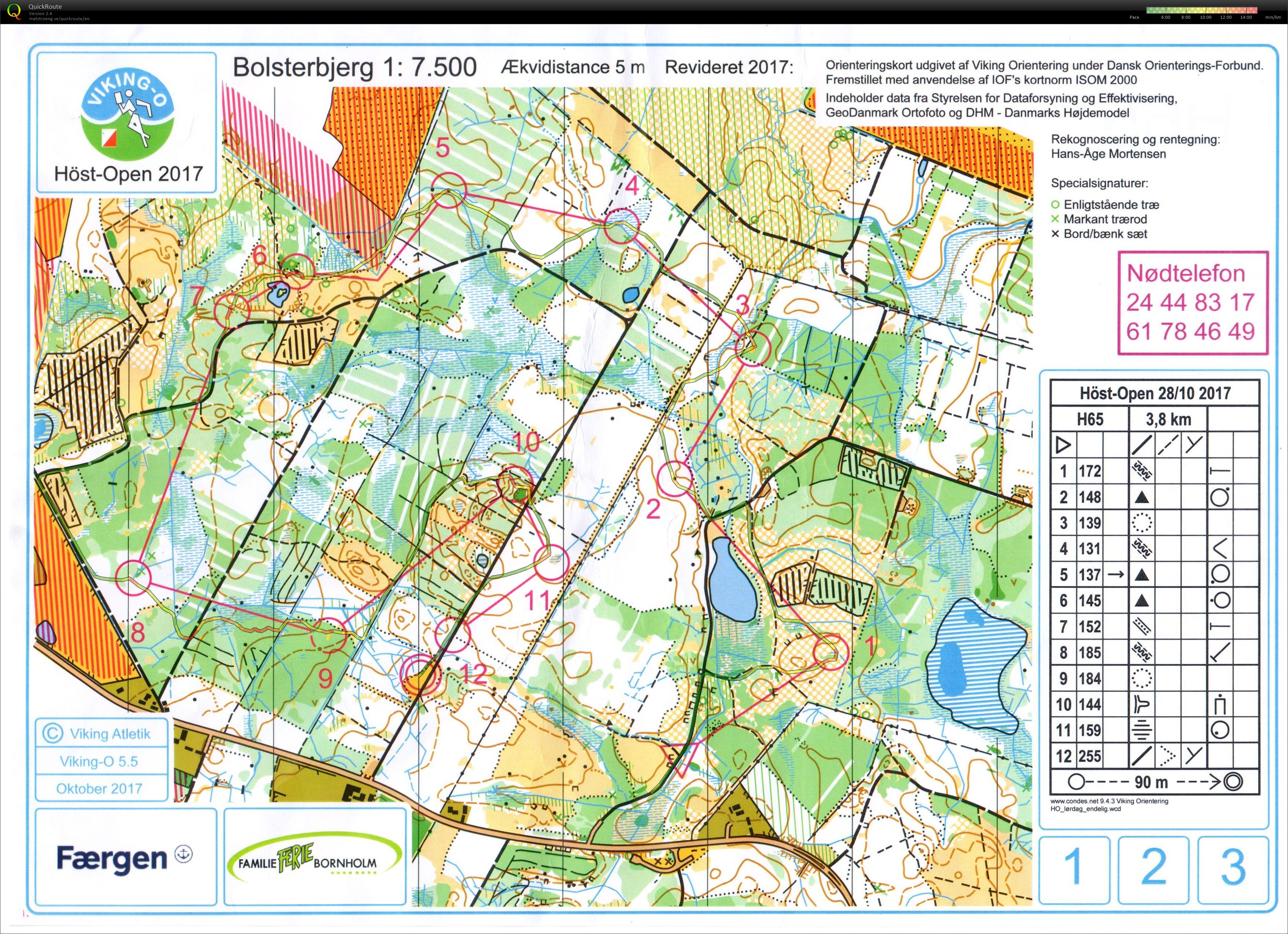 Höst Open etape 1, H65 (2017-10-28)