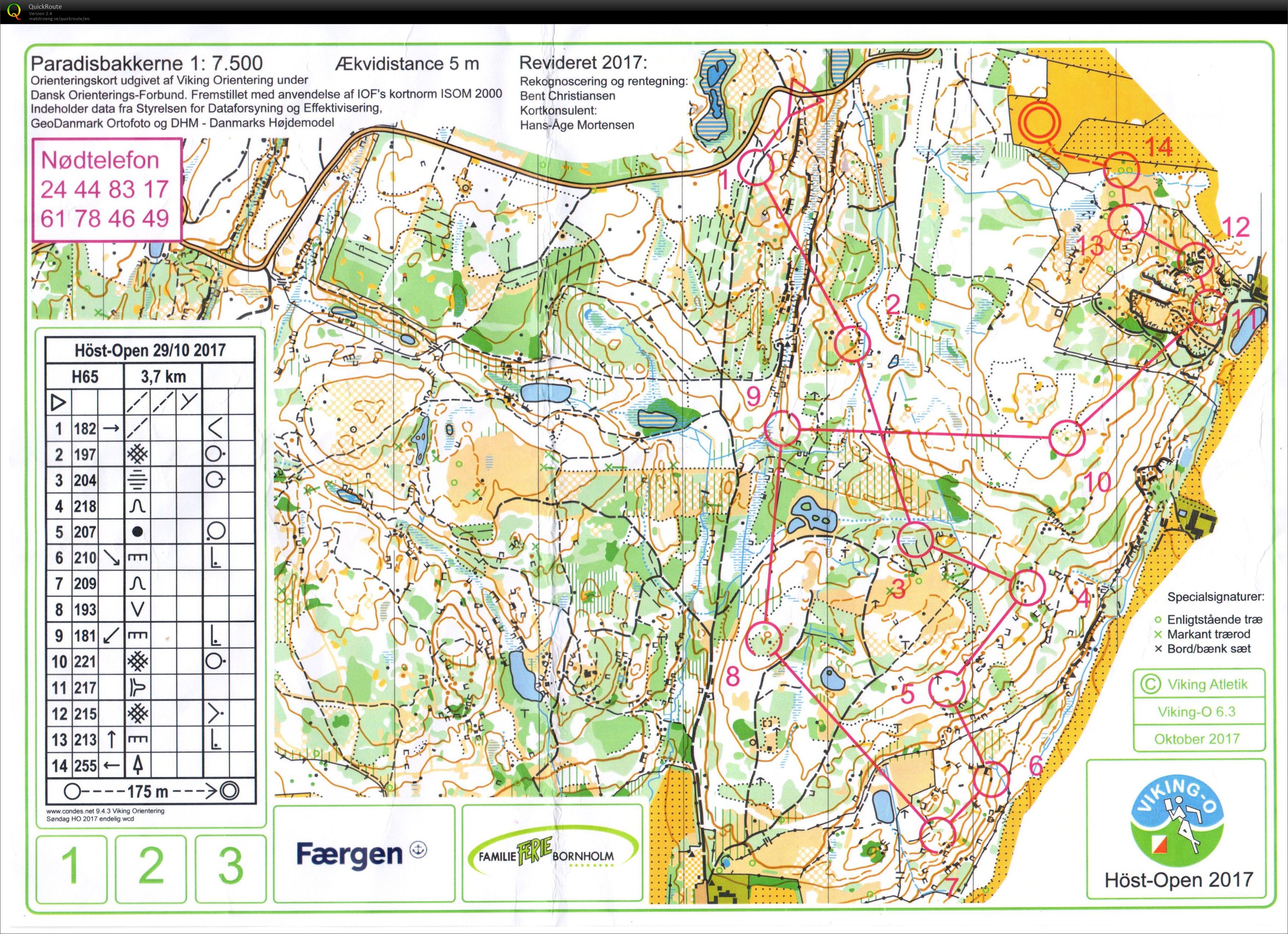 Höst Open etape 2, H65 (29-10-2017)
