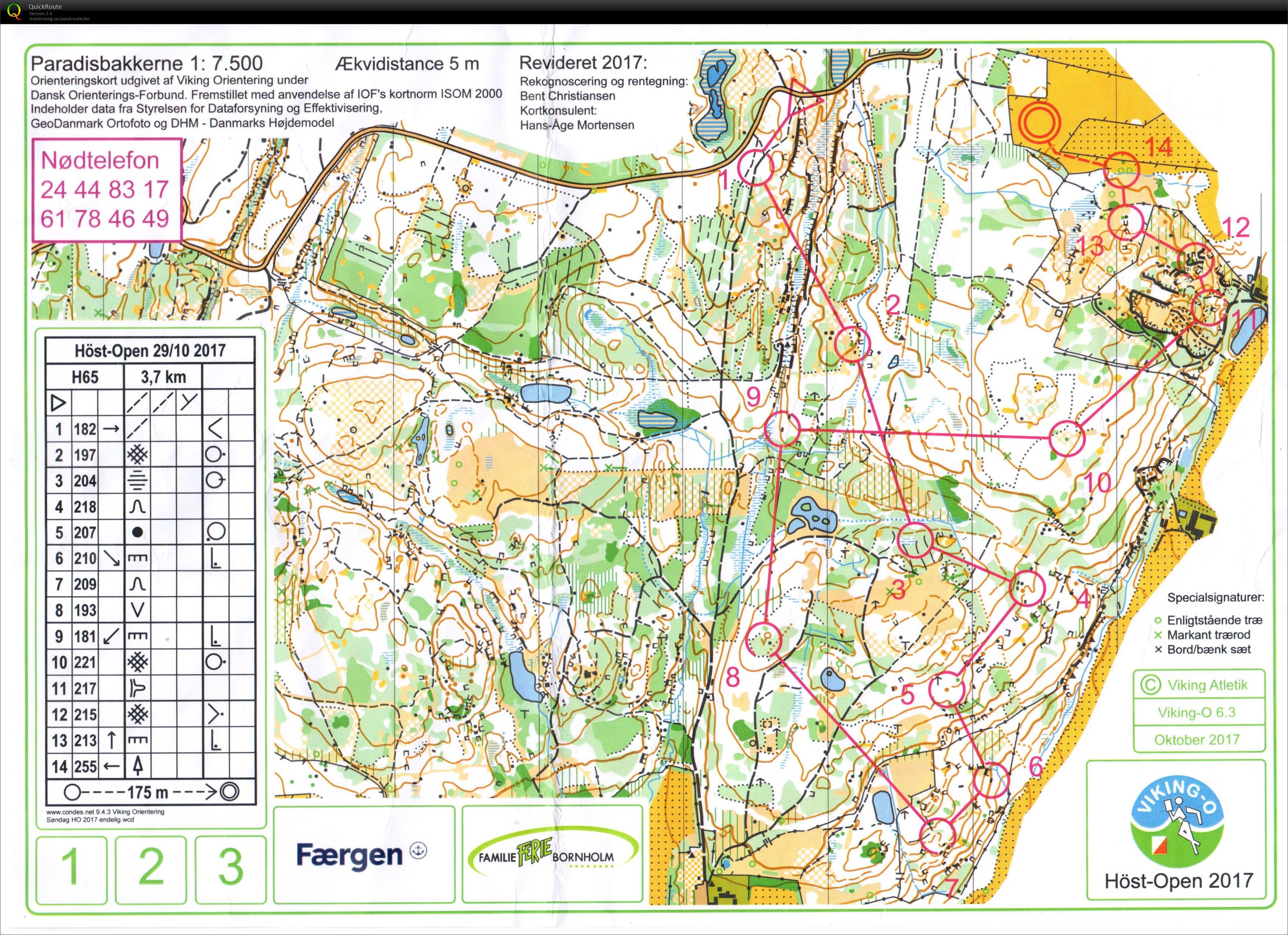 Höst Open etape 2, H65 (2017-10-29)