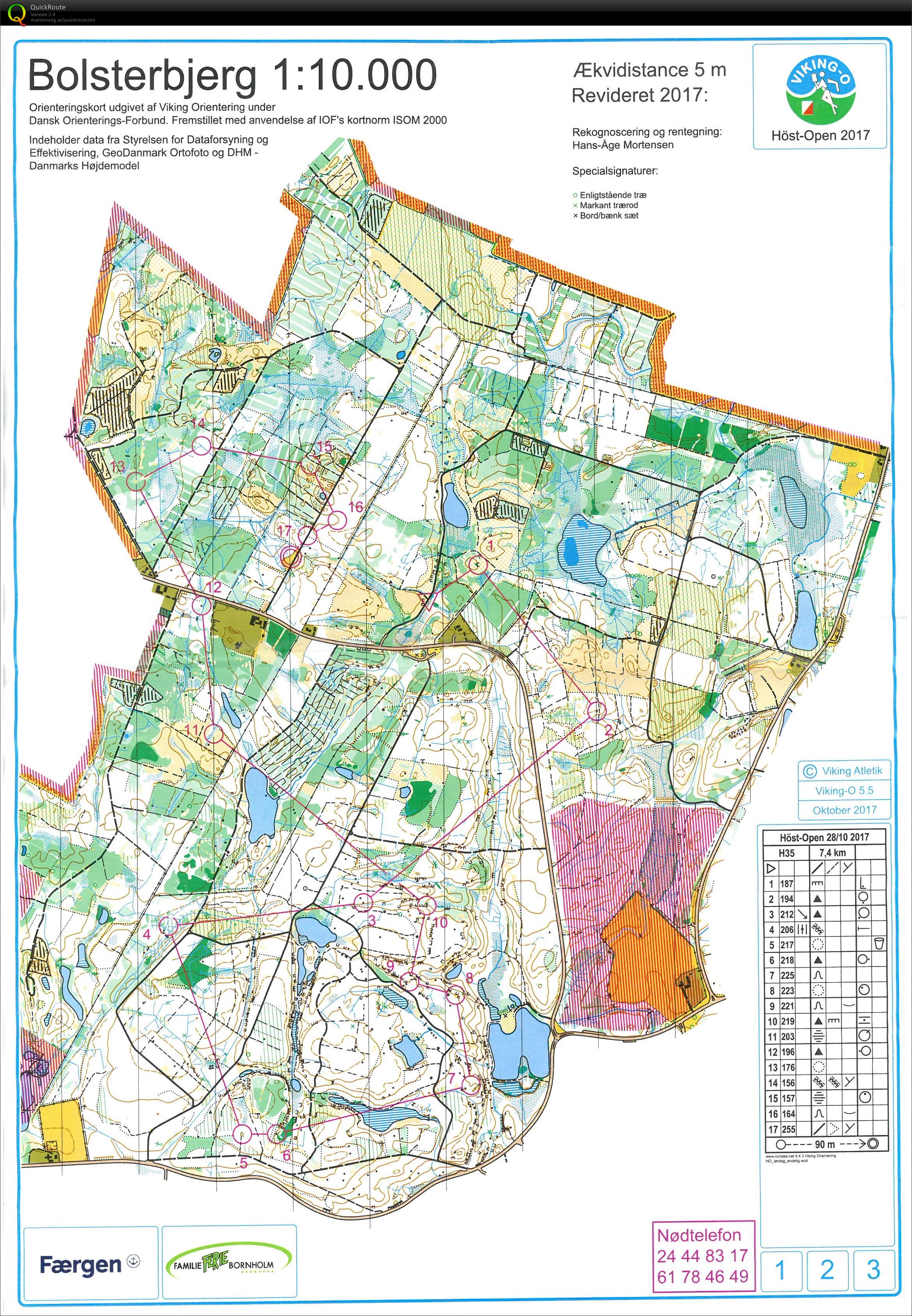 Höst Open 2017 etape 1, H35 (2017-10-28)