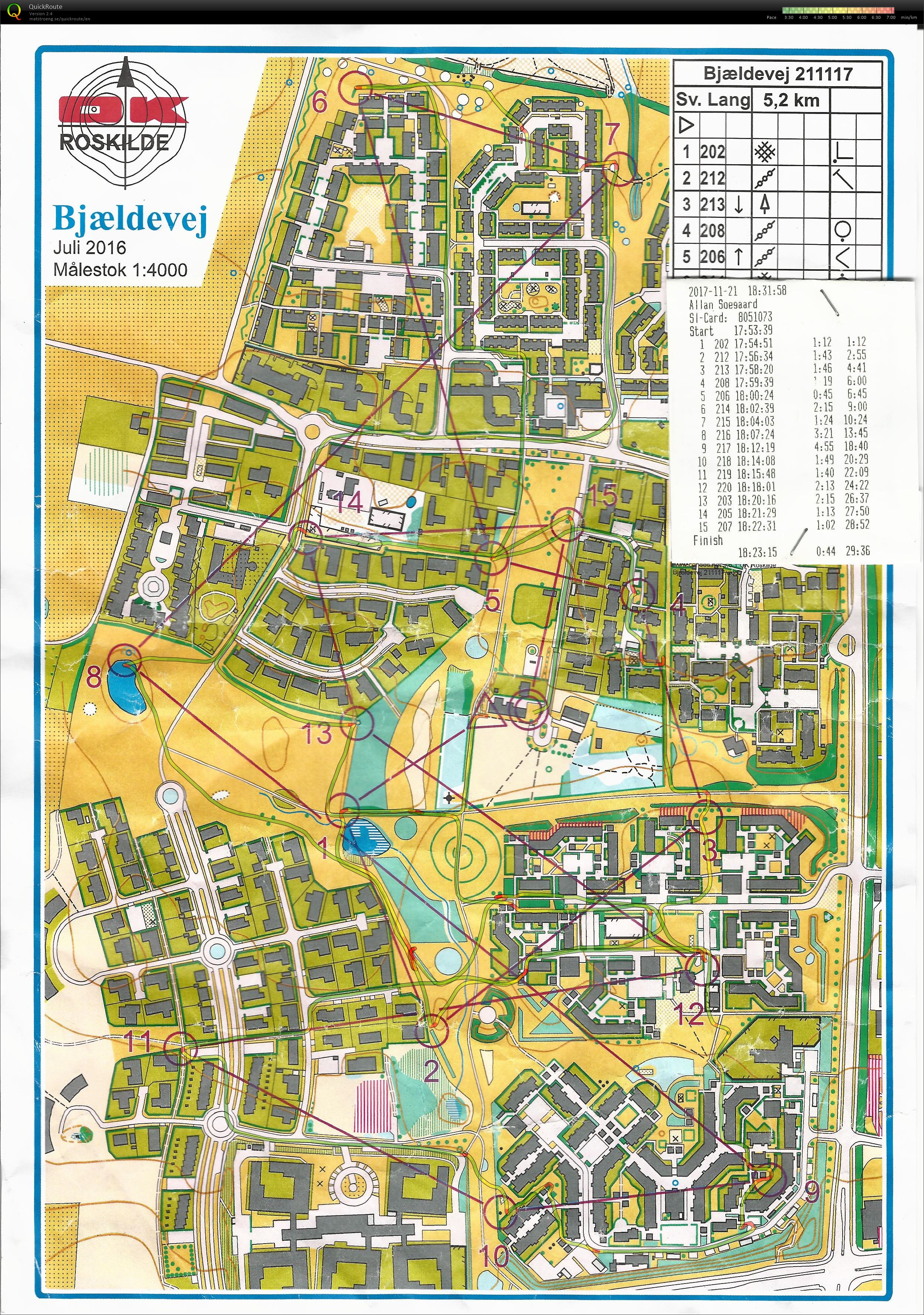 Sprint træning, Bjældevej (2017-11-21)