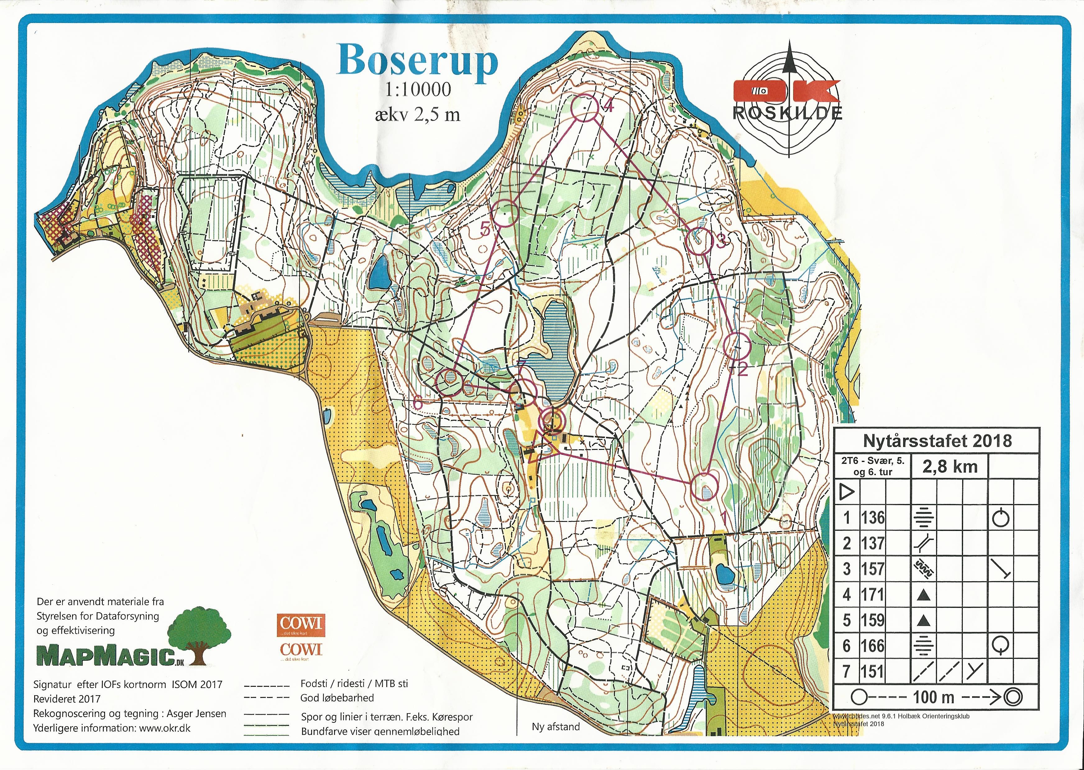 Nytårsstafet Boserup, Klasse 2T6, 6.Tur (2018-01-07)