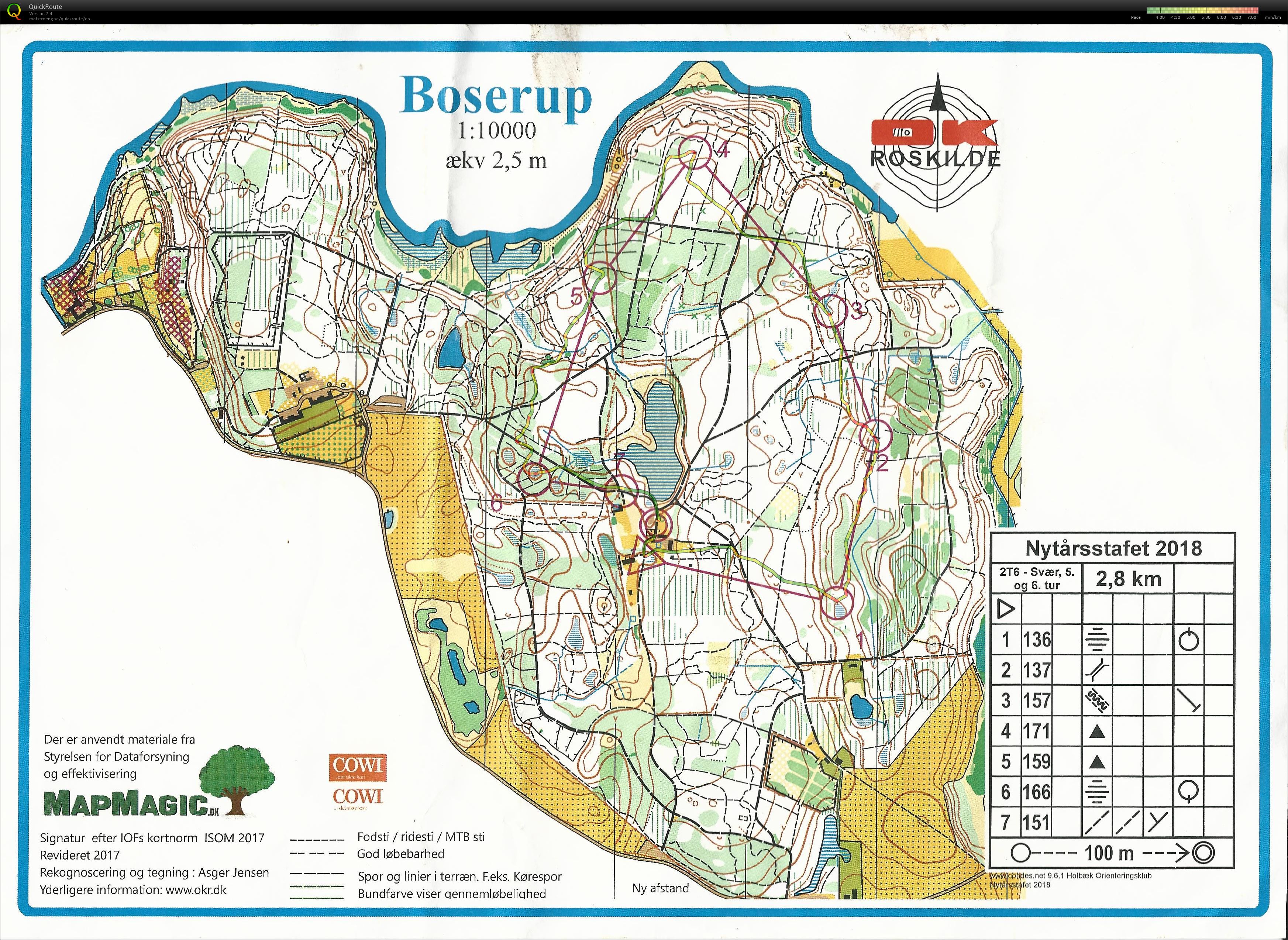 Nytårsstafet Boserup, Klasse 2T6, 6.Tur (07.01.2018)