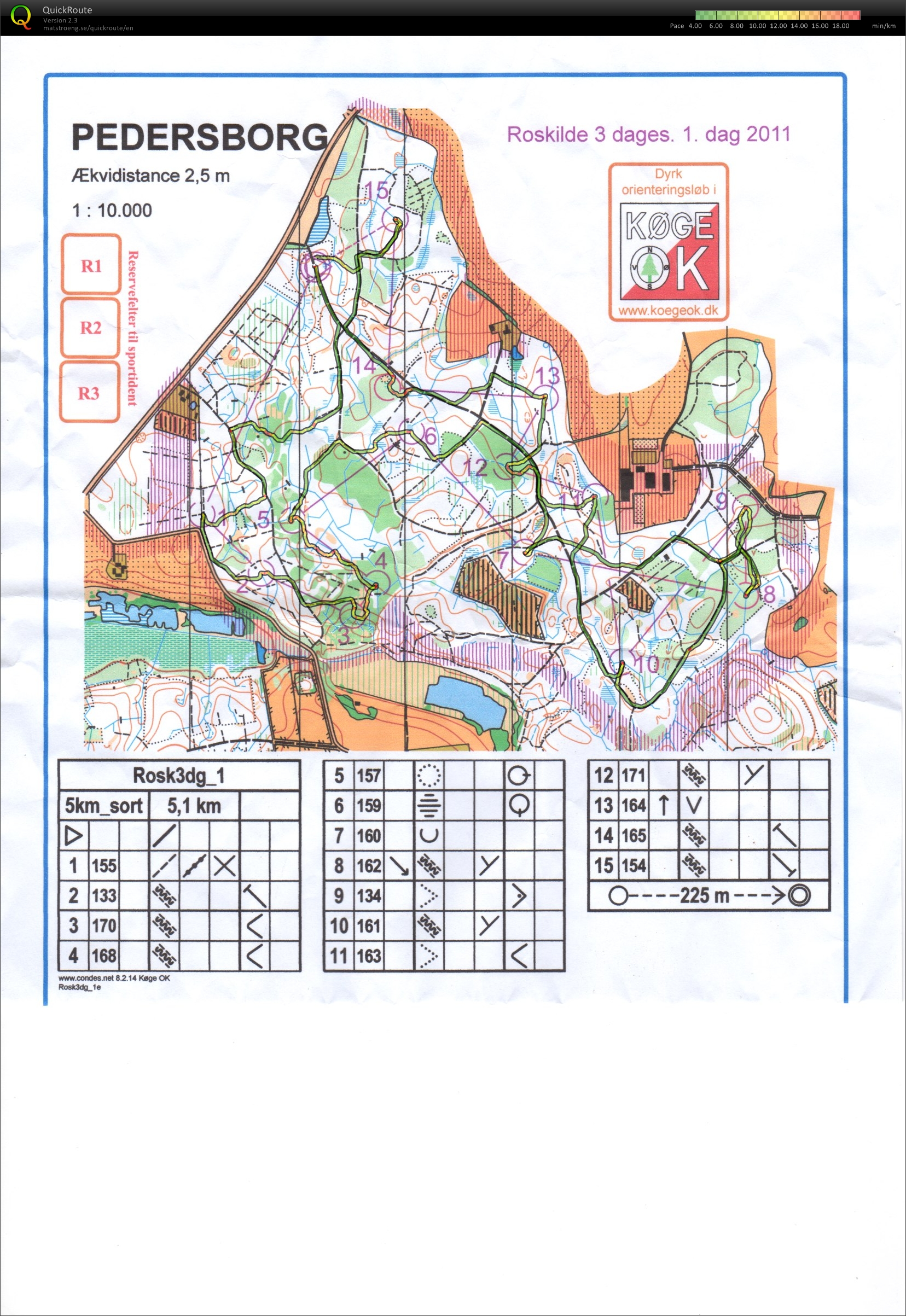 Roskilde 3-dages 1. etape (2011-08-16)